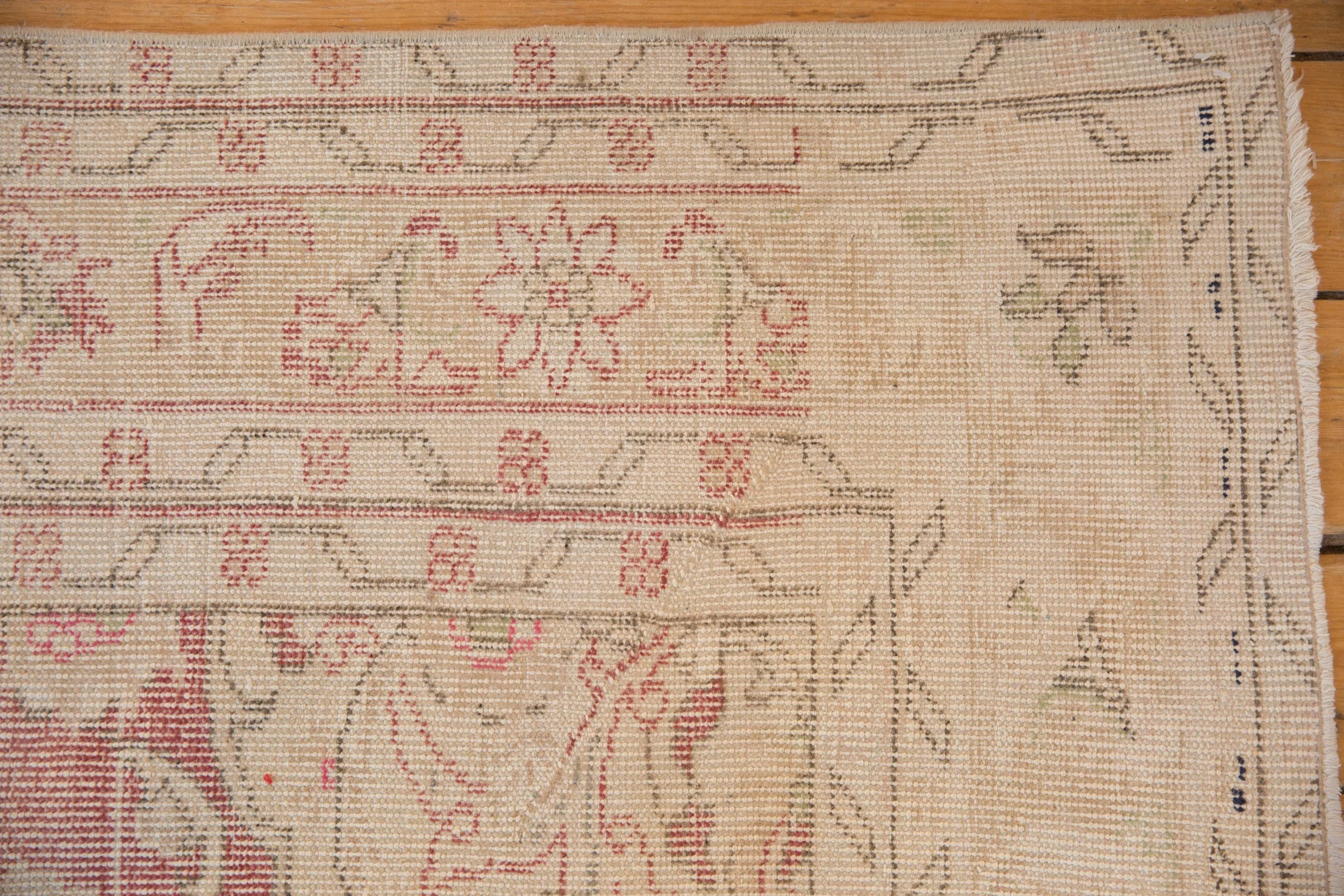 6.5x9 Vintage Distressed Oushak Carpet - Image 5