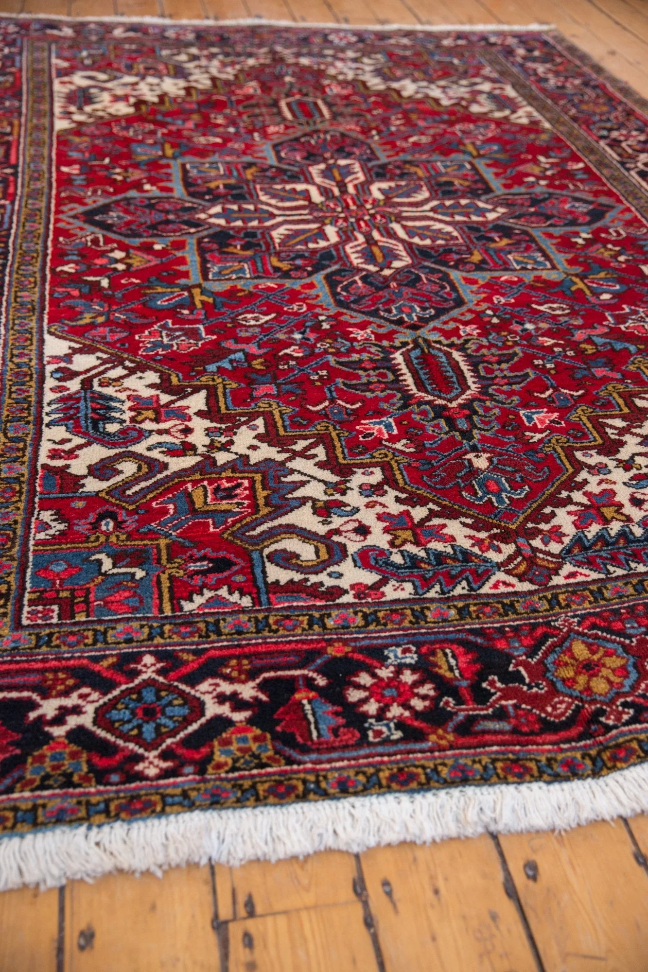6.5x9 Vintage Mehrivan Carpet - Image 10