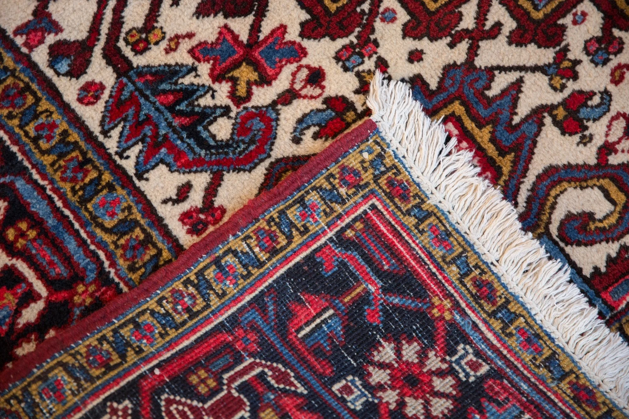 6.5x9 Vintage Mehrivan Carpet - Image 12