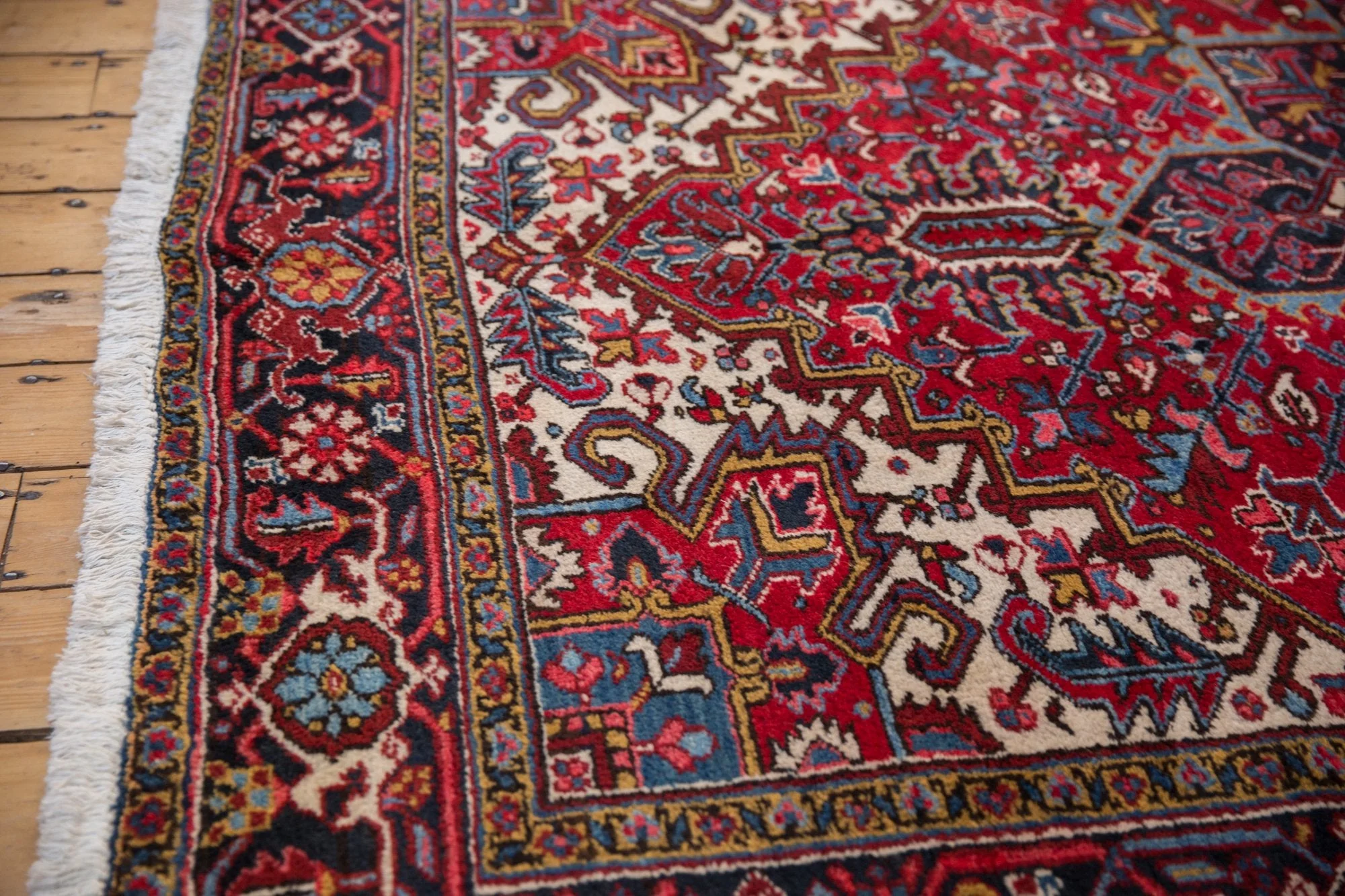 6.5x9 Vintage Mehrivan Carpet - Image 4
