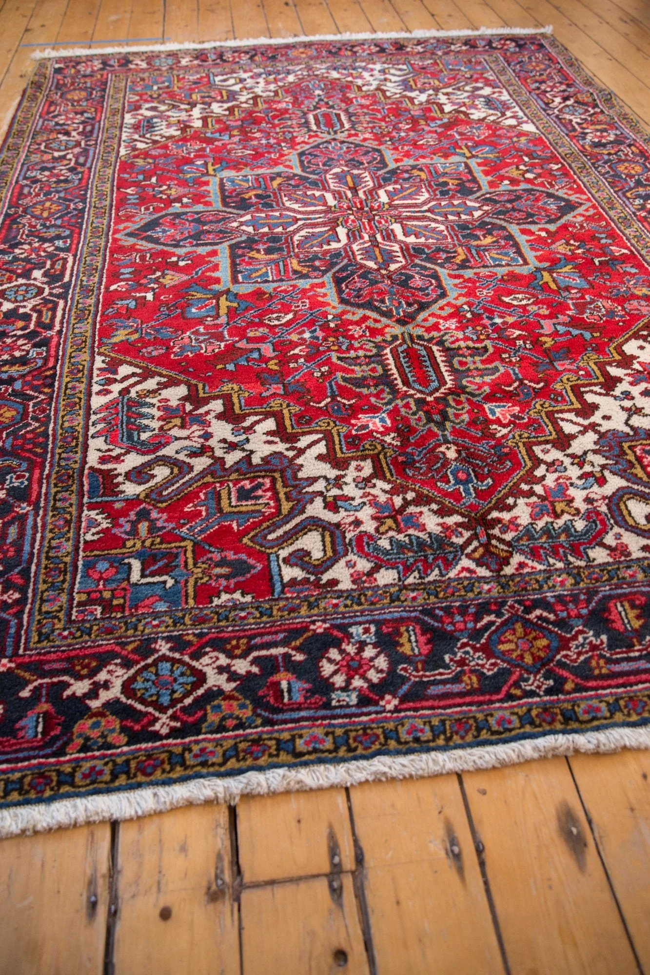 6.5x9 Vintage Mehrivan Carpet - Image 5