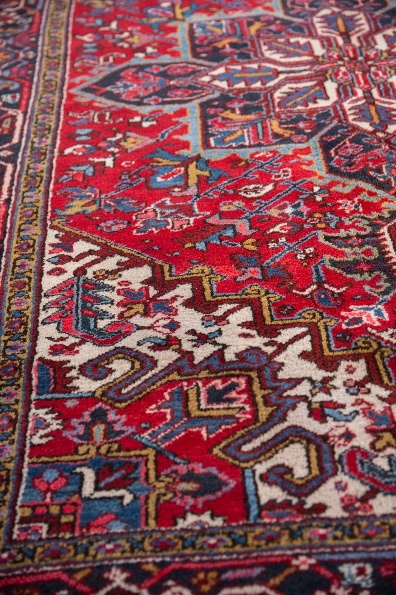 6.5x9 Vintage Mehrivan Carpet - Image 6