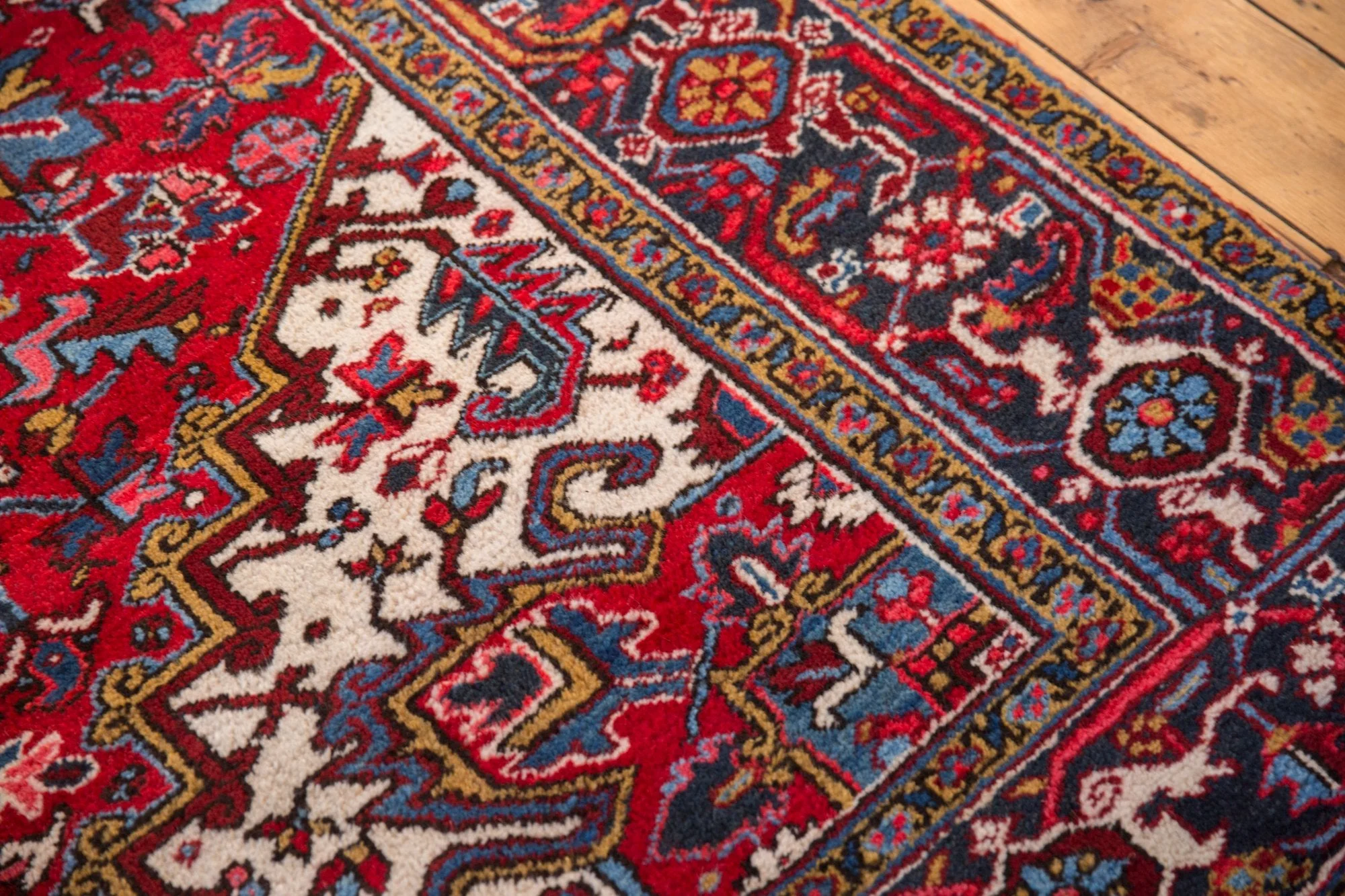 6.5x9 Vintage Mehrivan Carpet - Image 7