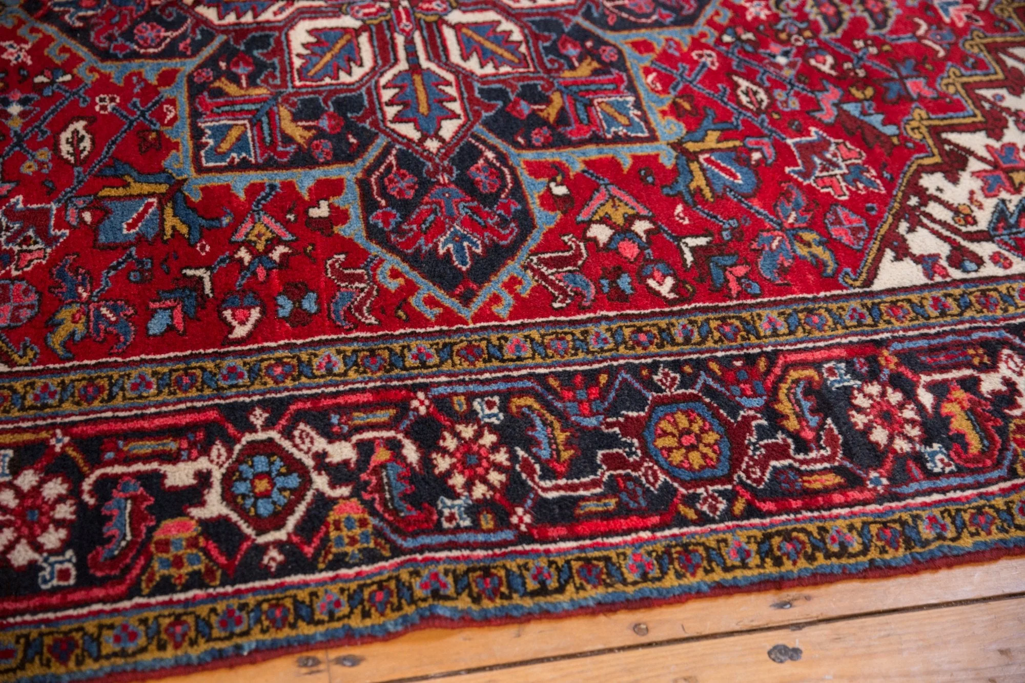 6.5x9 Vintage Mehrivan Carpet - Image 9