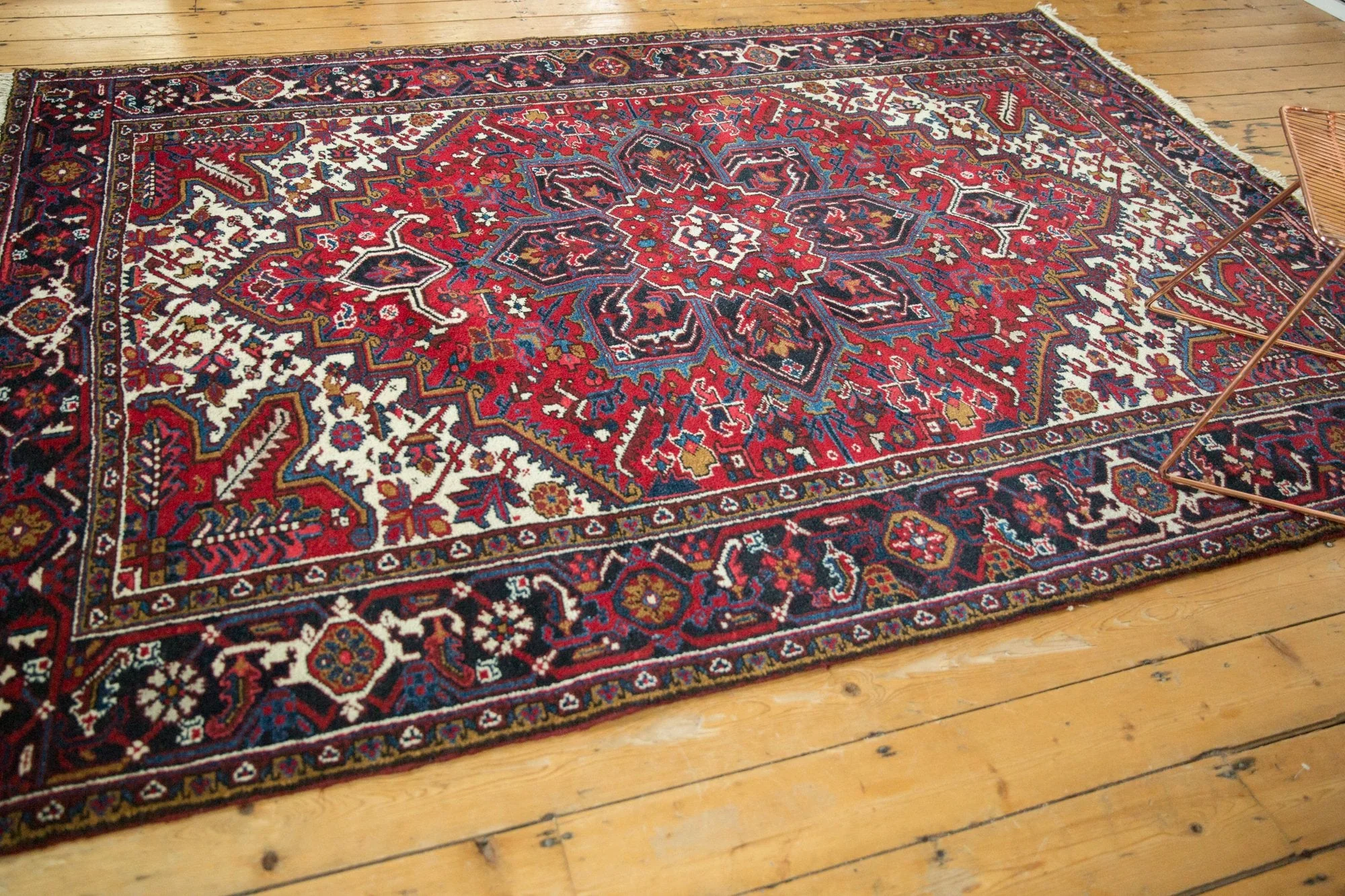 6.5x9 Vintage Mehrivan Carpet - Image 11