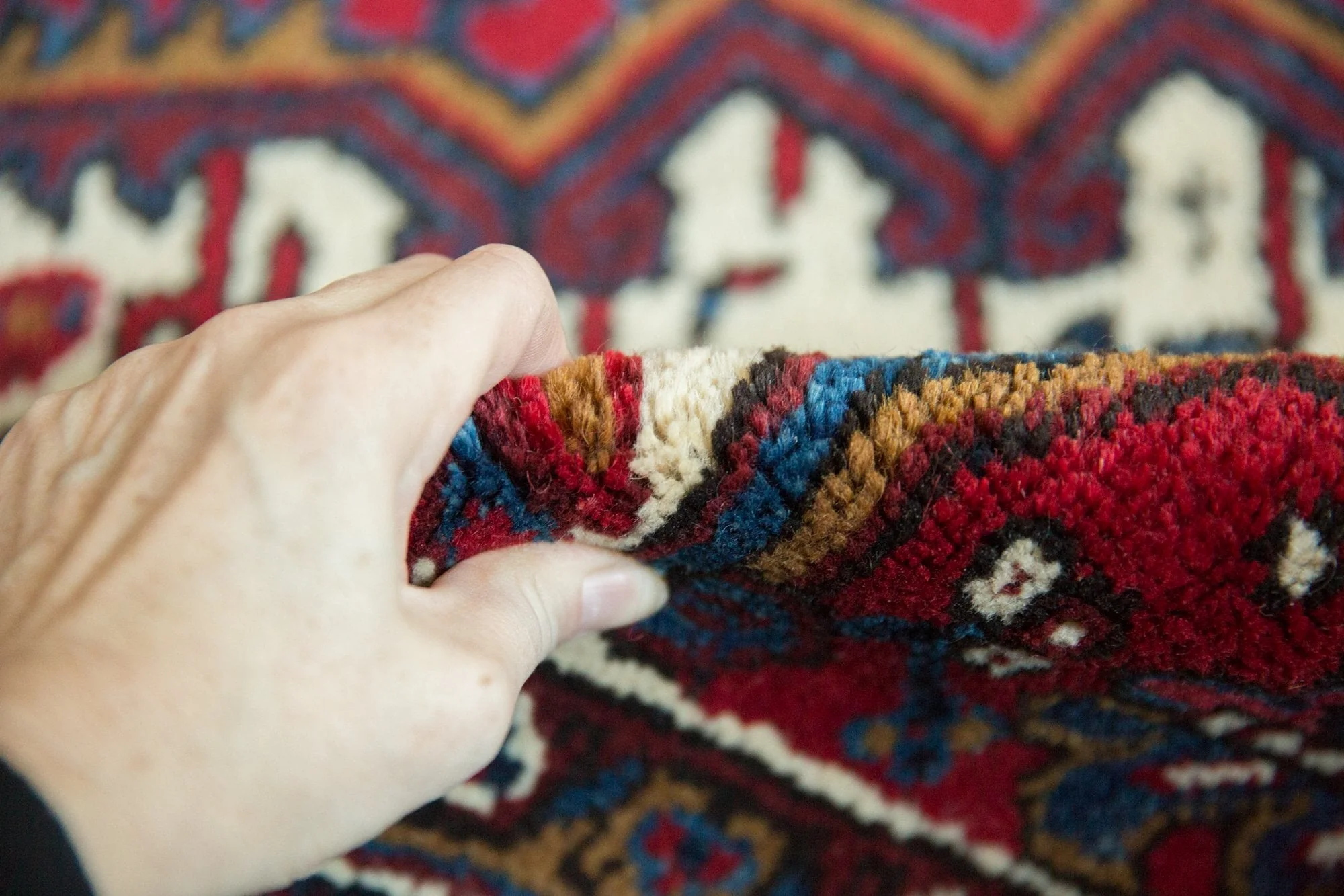 6.5x9 Vintage Mehrivan Carpet - Image 13