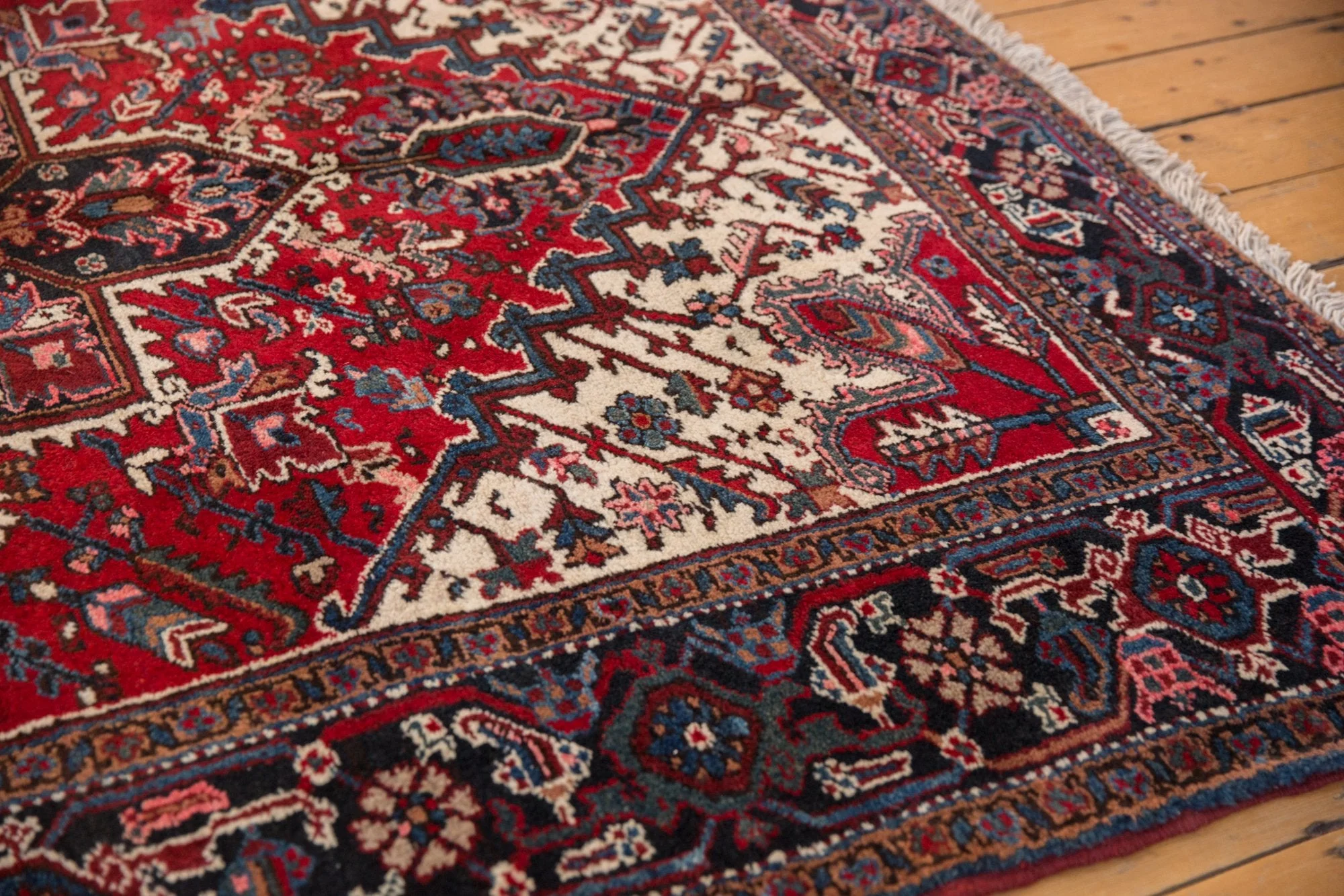 6.5x9 Vintage Mehrivan Carpet - Image 4