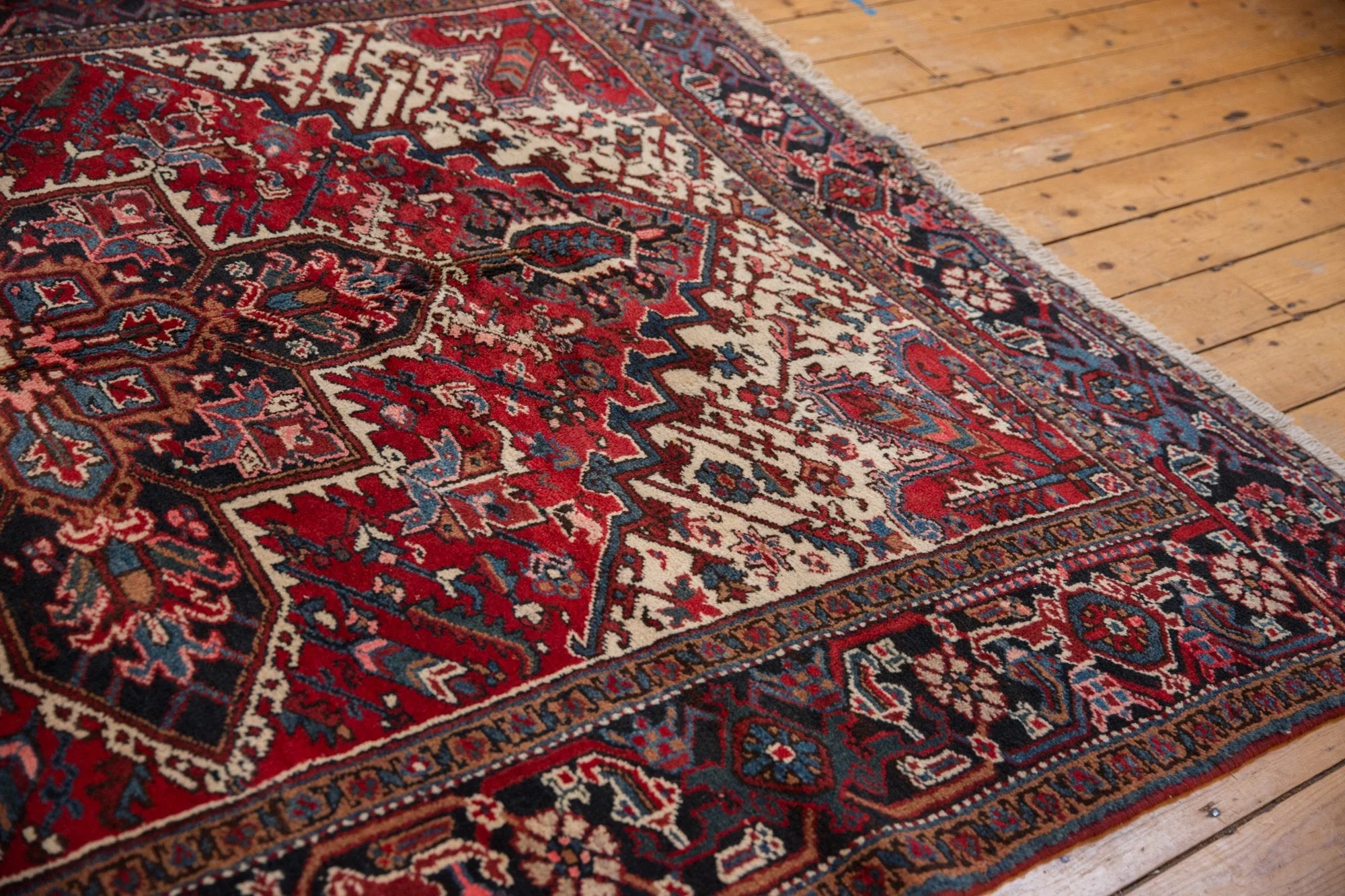 6.5x9 Vintage Mehrivan Carpet - Image 8