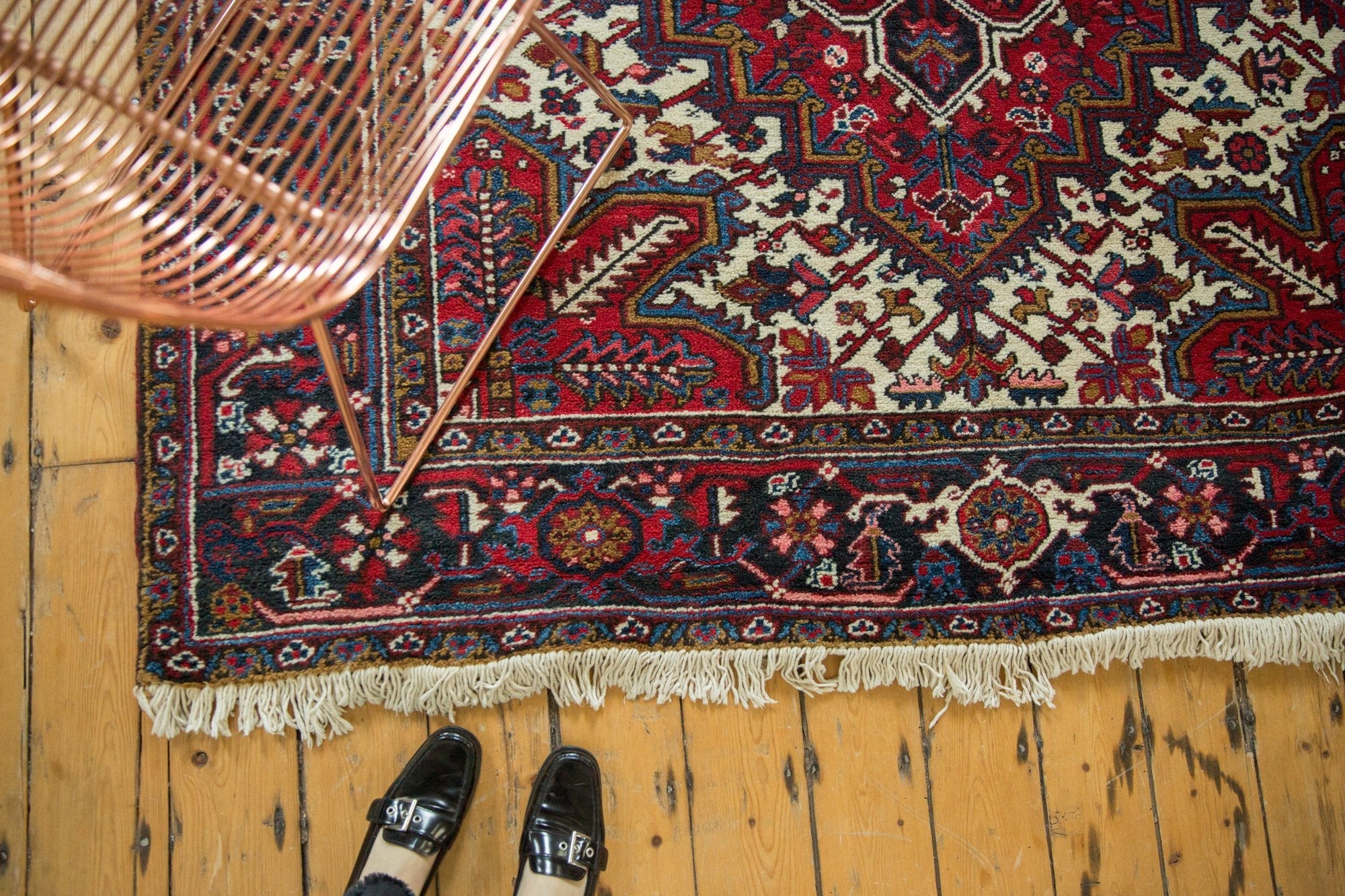 6.5x9 Vintage Mehrivan Carpet - Image 3