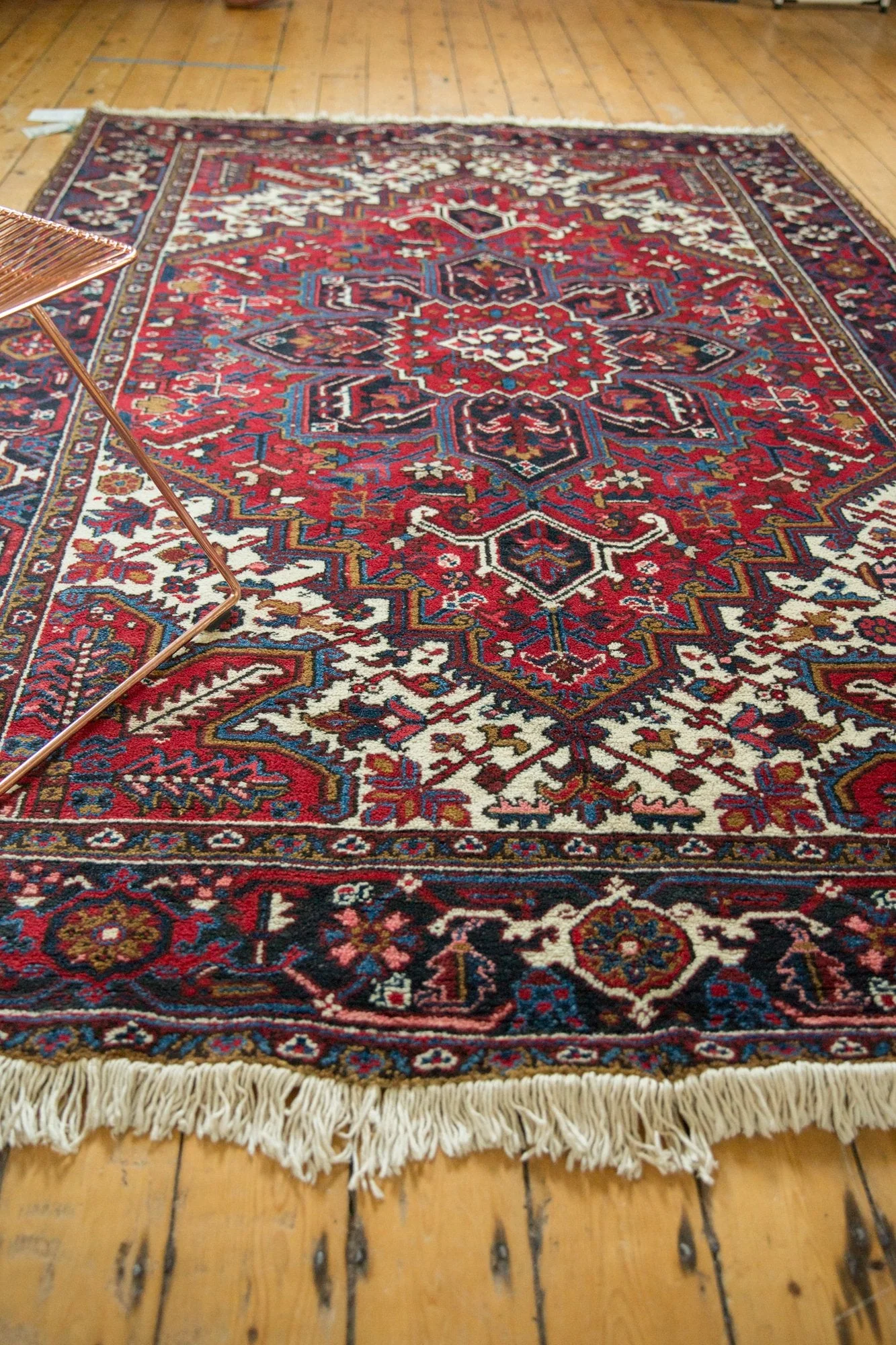 6.5x9 Vintage Mehrivan Carpet - Image 5