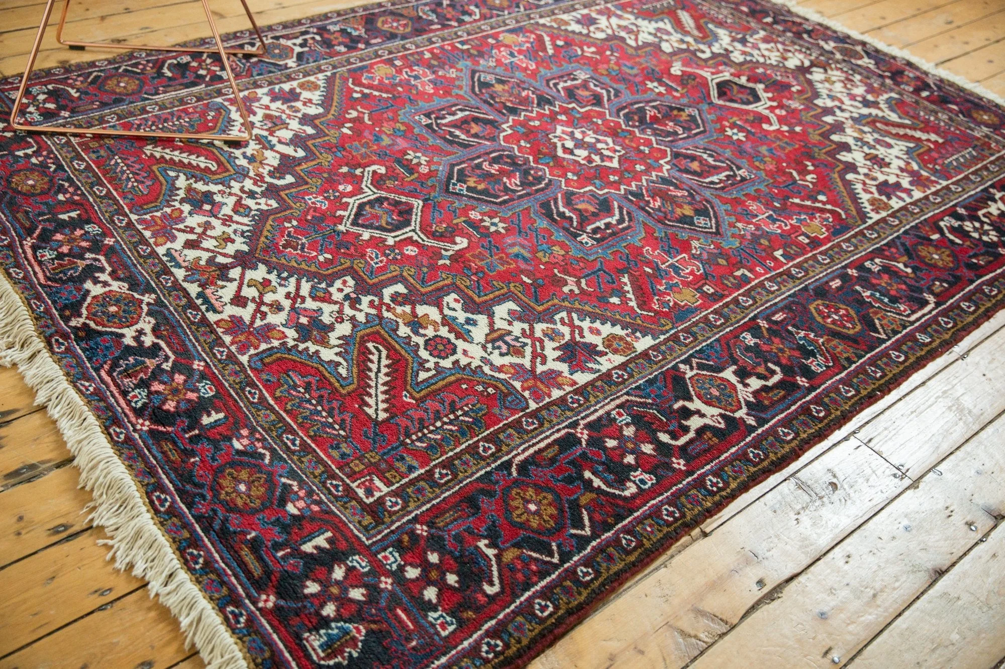6.5x9 Vintage Mehrivan Carpet - Image 7