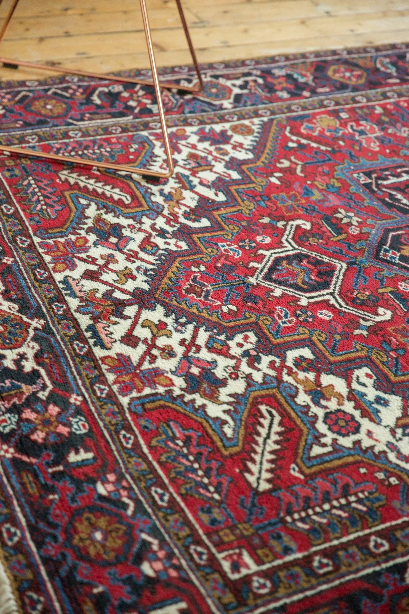 6.5x9 Vintage Mehrivan Carpet - Image 8