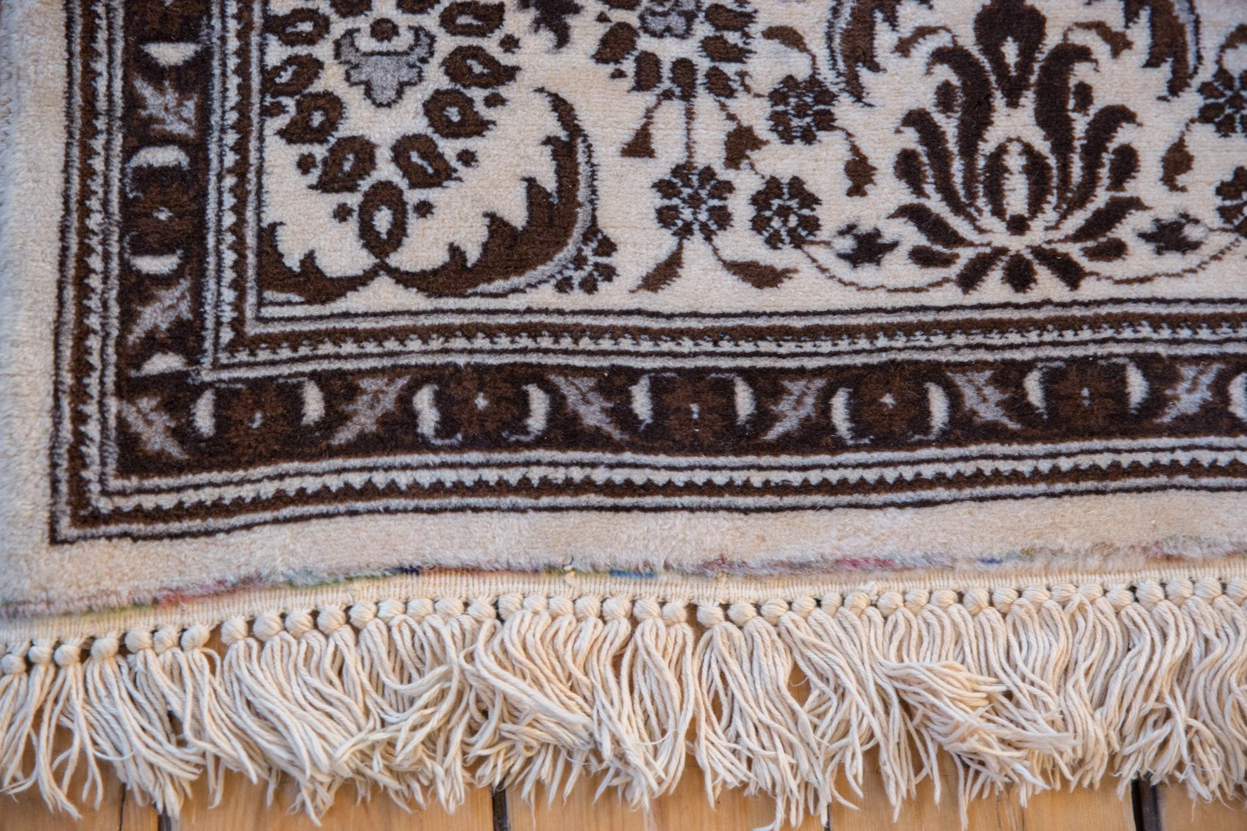 6.5x9 Vintage Tabriz Carpet - Image 11