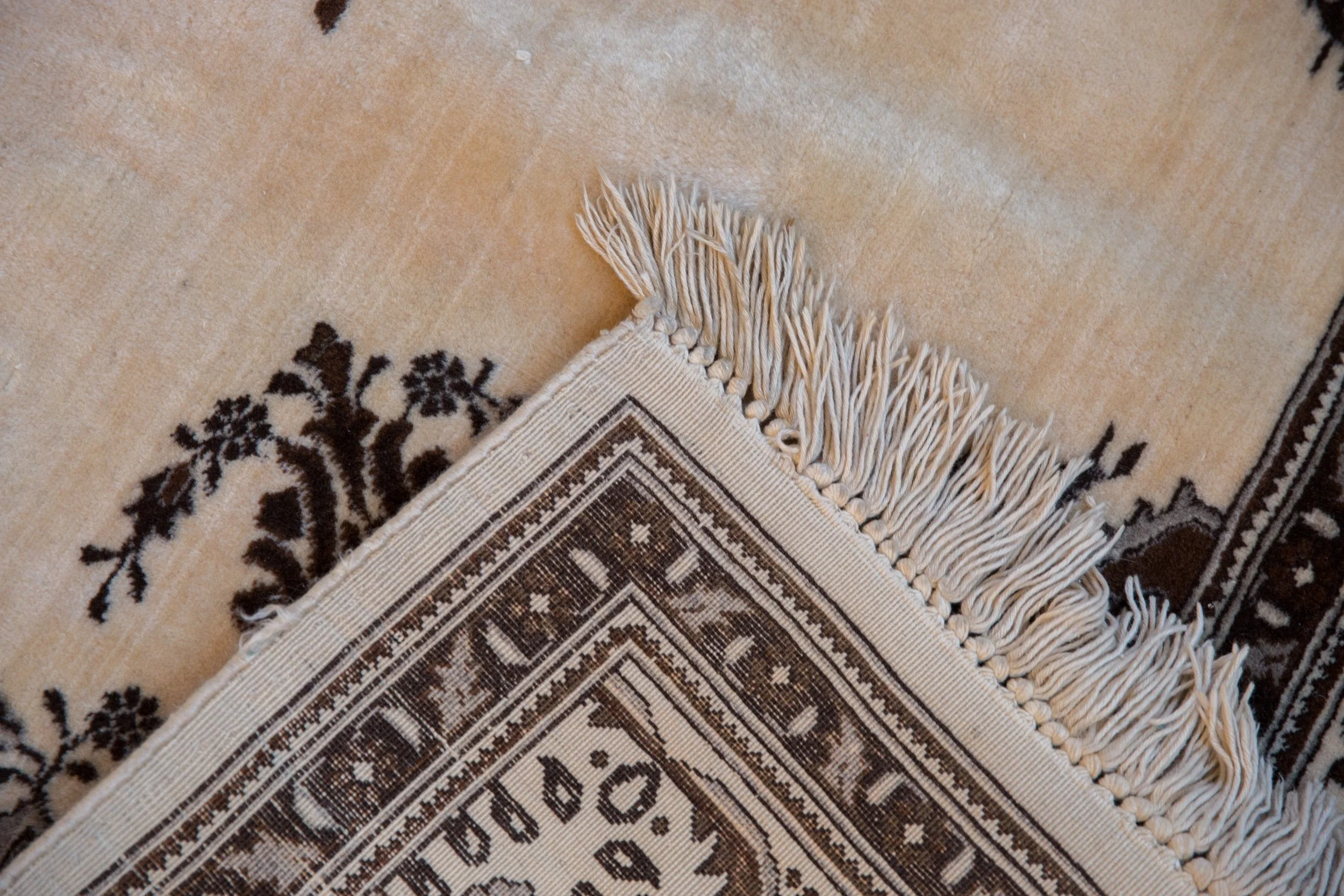 6.5x9 Vintage Tabriz Carpet - Image 9