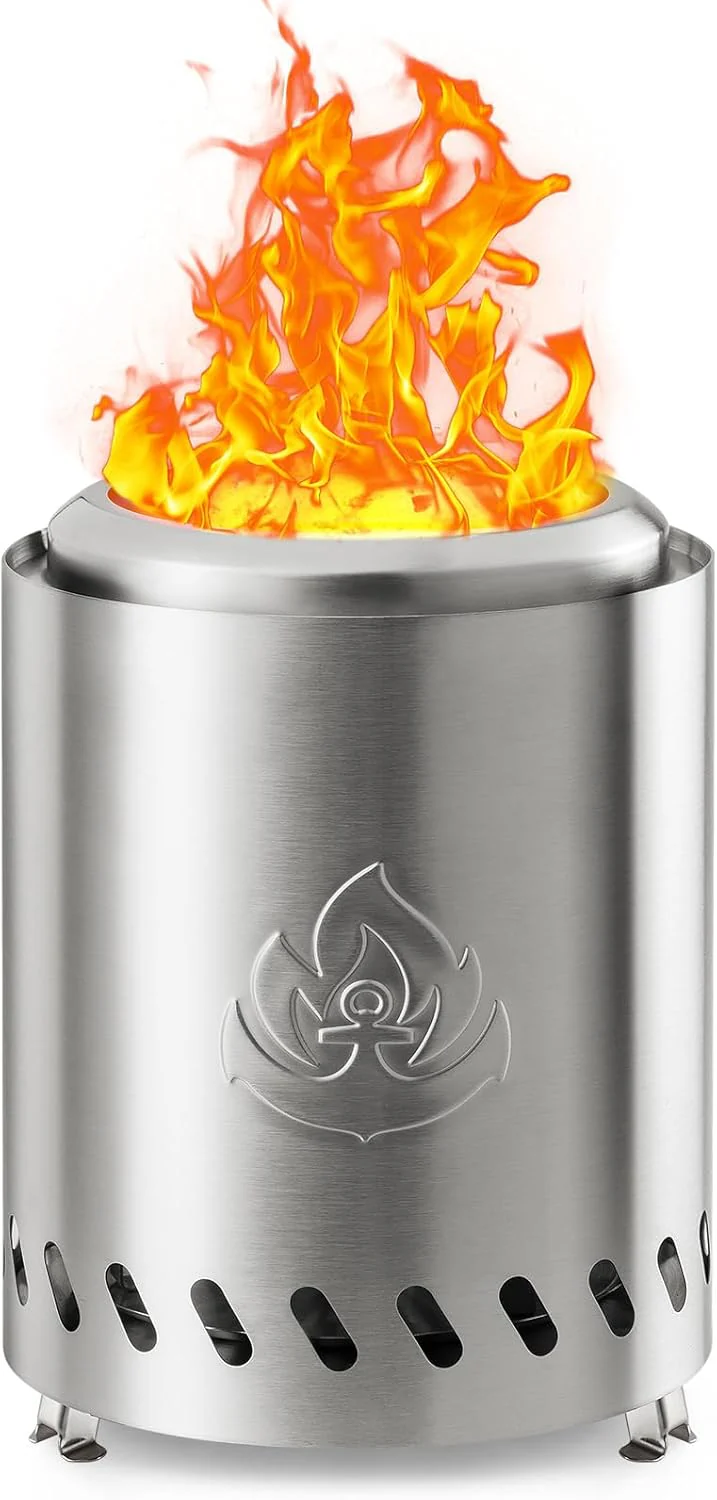 6.7" Portable Smokeless Tabletop Fire Pit, Low Smoke Burning Tabletop Fire Pit Fuel - Image 13