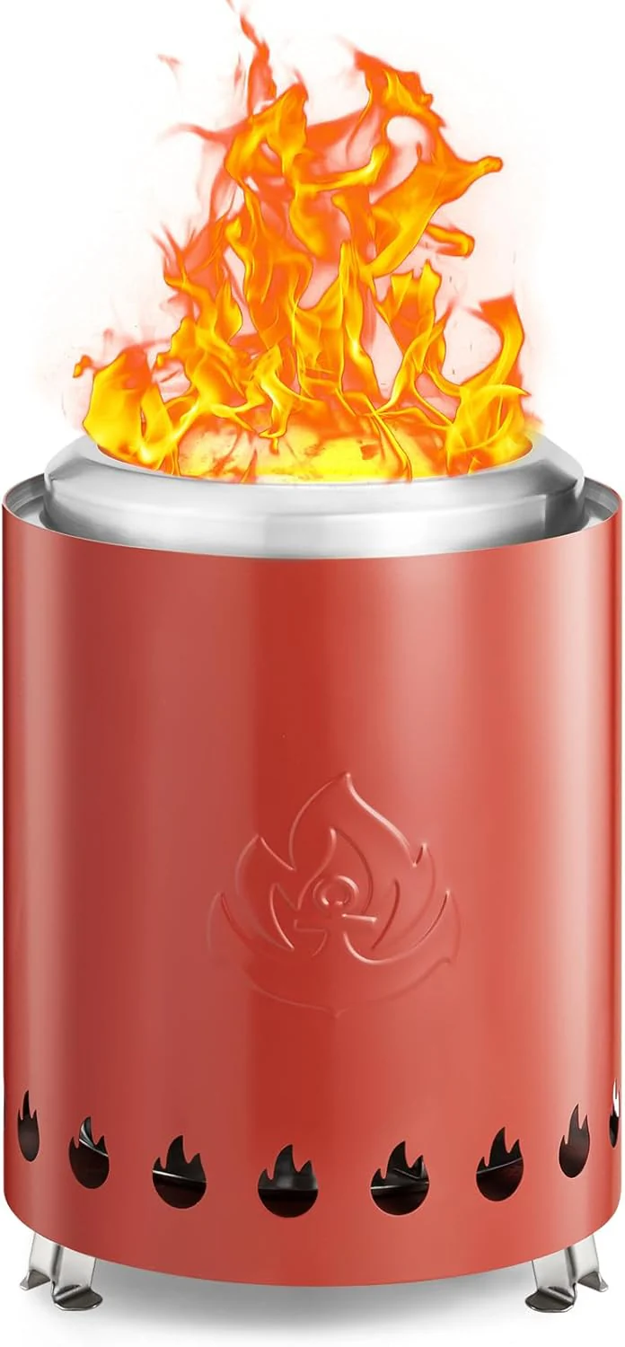 6.7" Portable Smokeless Tabletop Fire Pit, Low Smoke Burning Tabletop Fire Pit Fuel - Image 6