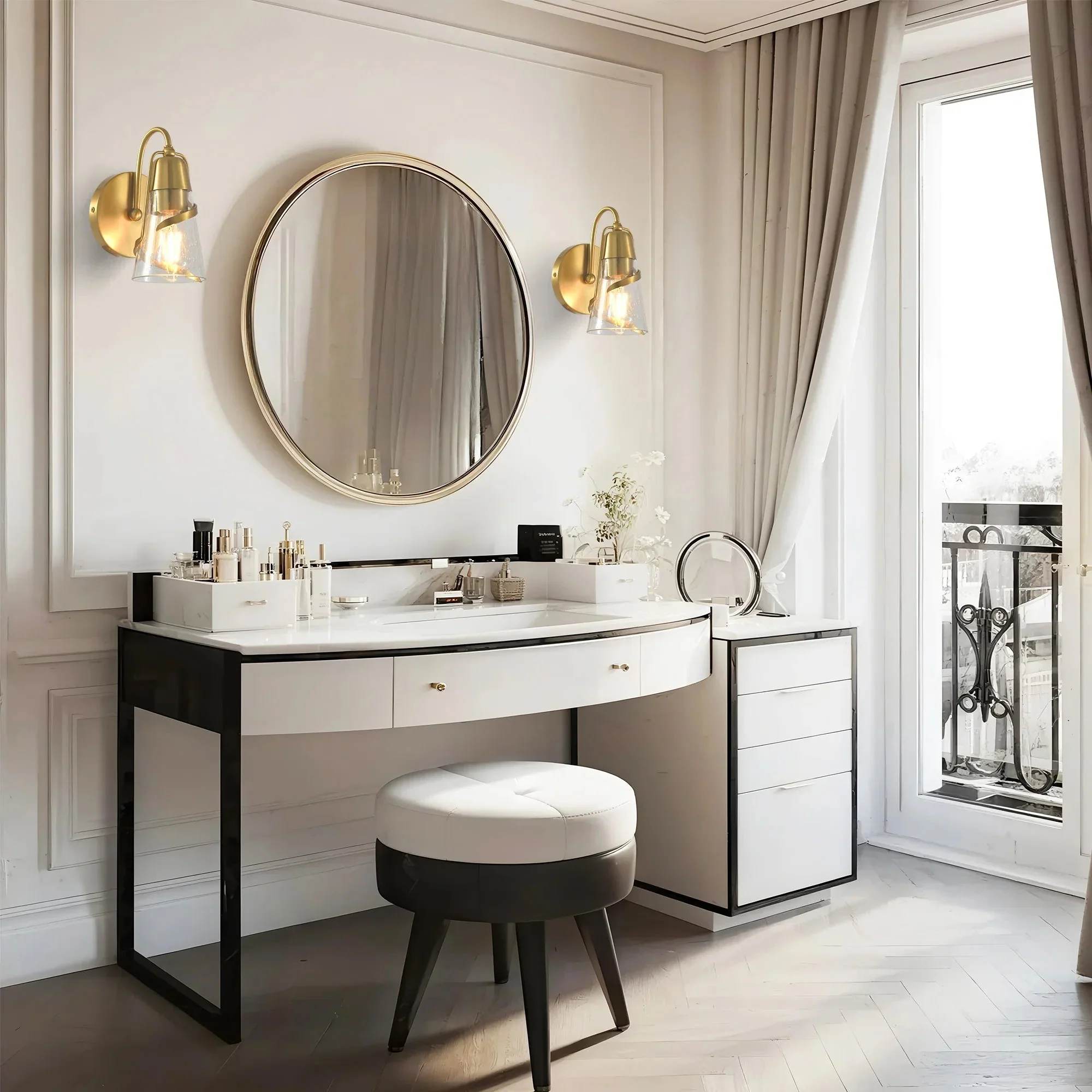 6 Inch Ethel 1-Light Mirror Vanity Light - Image 4
