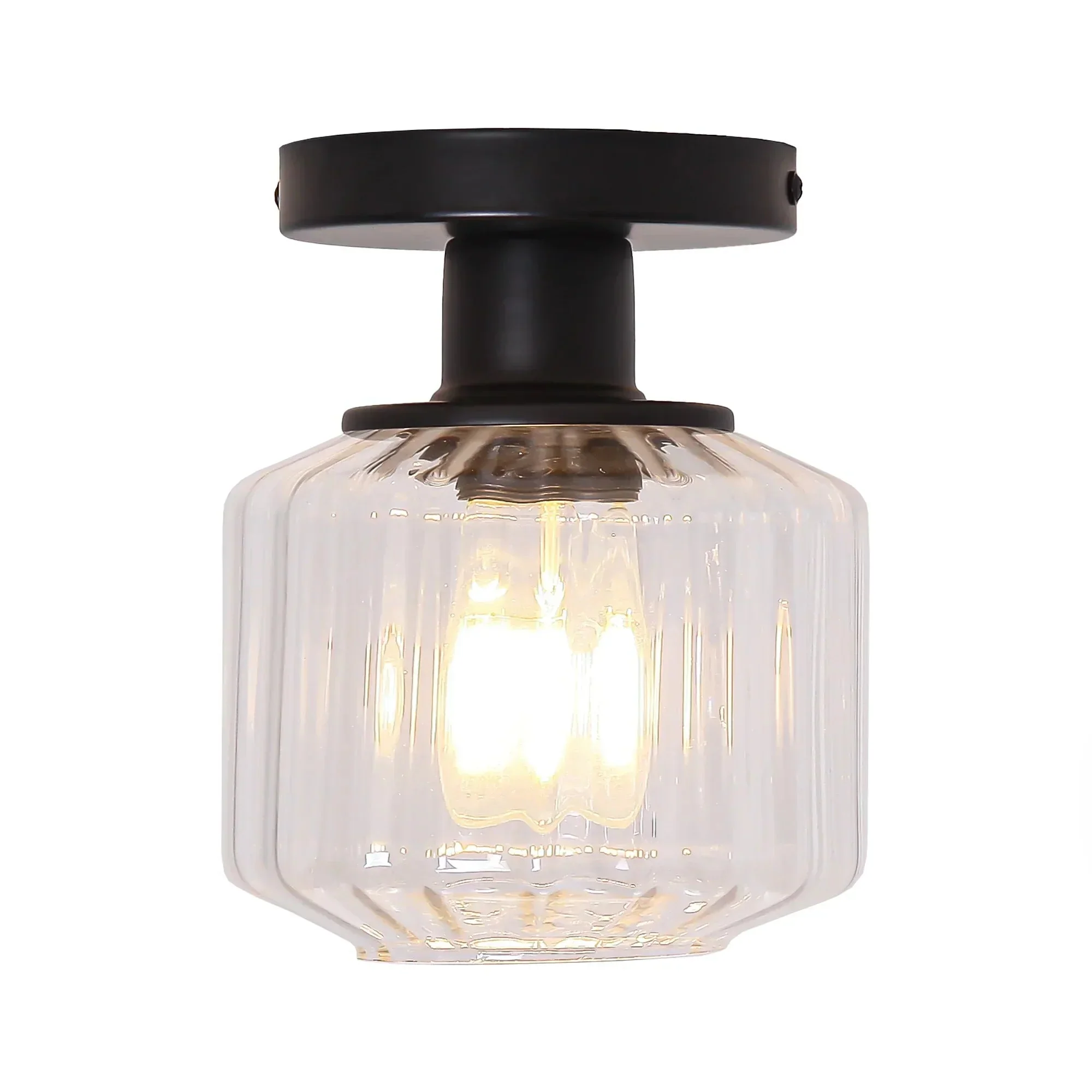 6 Inch Marico 1-Light Semi-Flush Mount Ceiling Light - Image 13