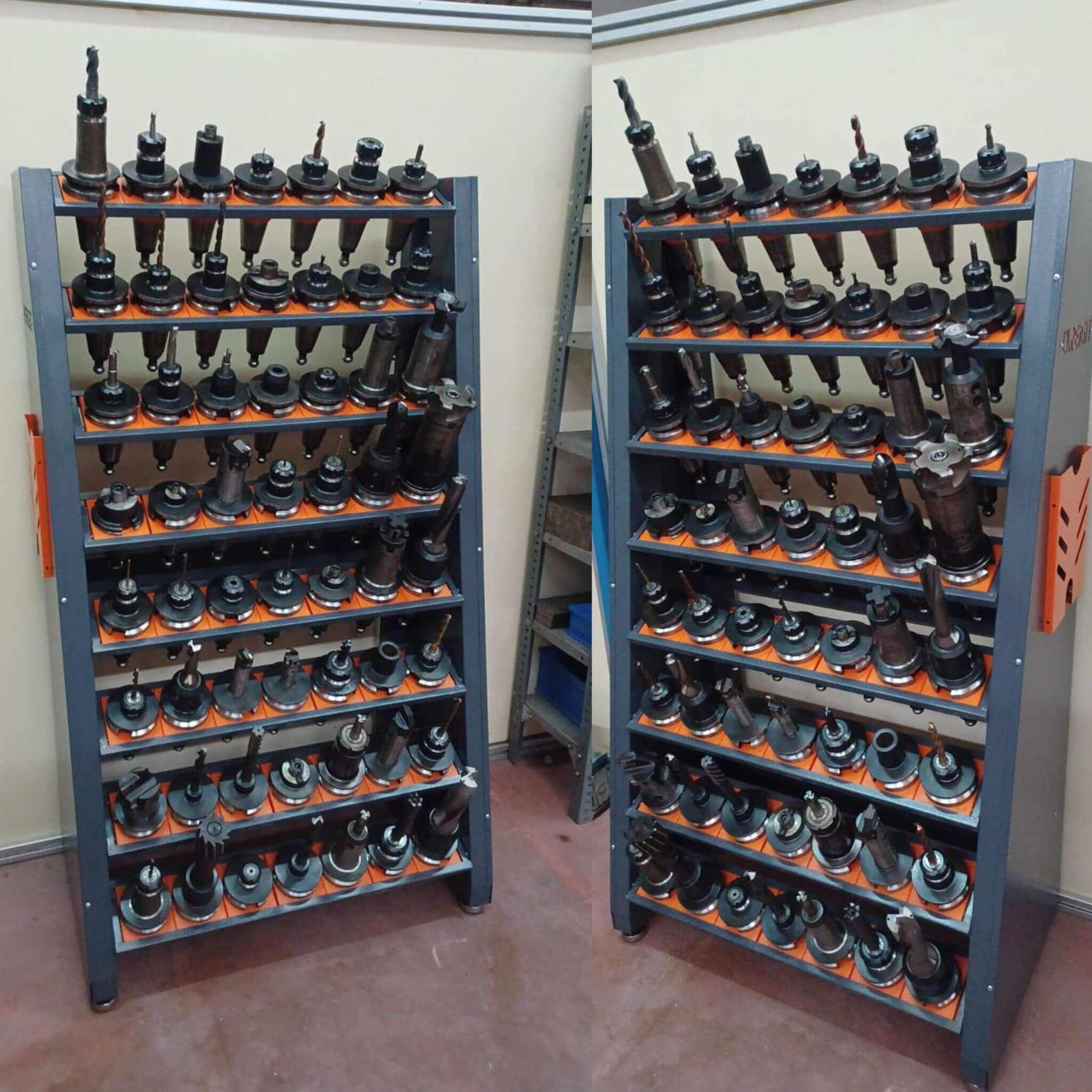60-Inch Heavy-Duty Multifunction CNC Tool Rack Holder Organizer (SAK80412) - Image 3