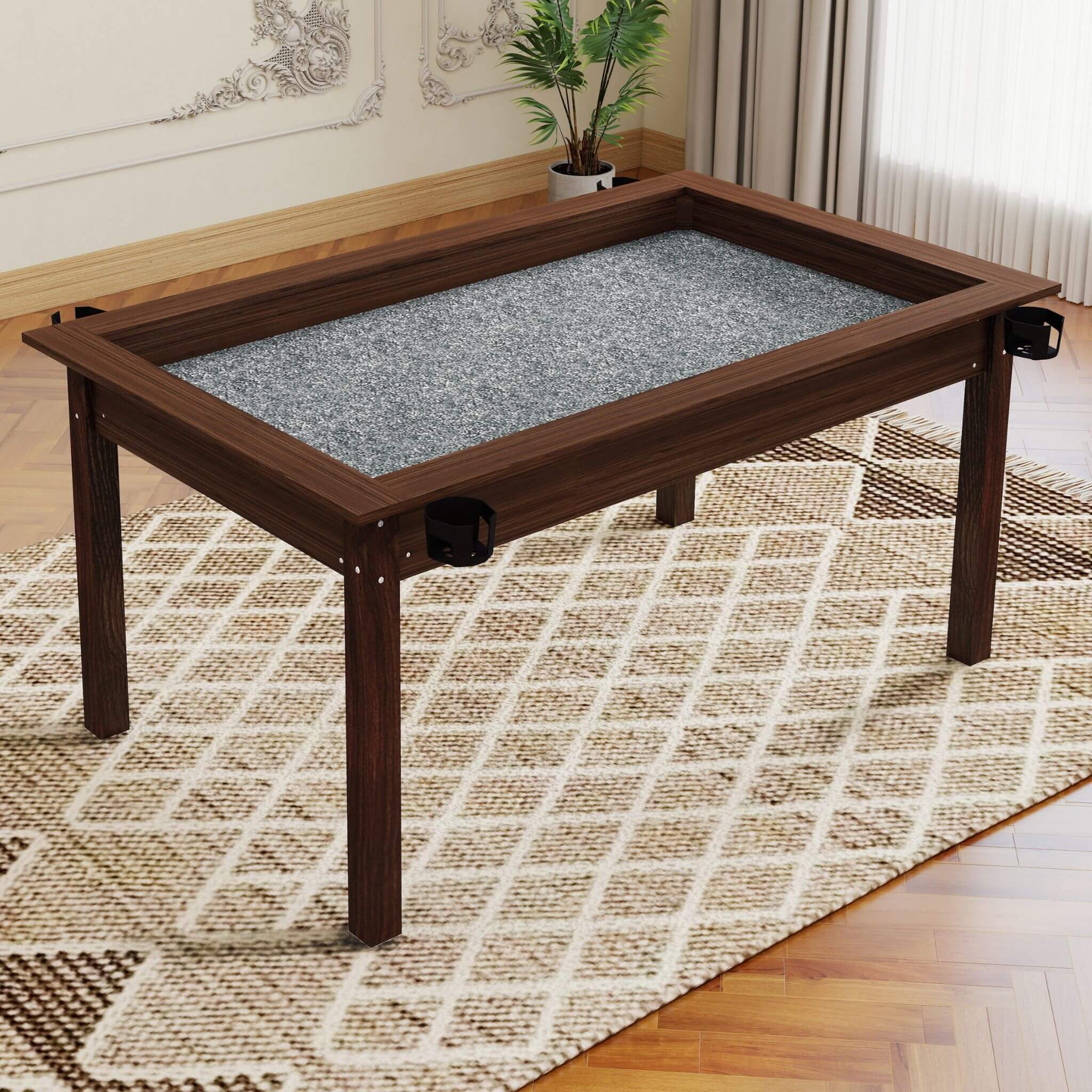 [63X40-Inch] Premium 2-In-1 Multifunctional Board Game Table For 4–6 Players (SAK84513) - Image 14