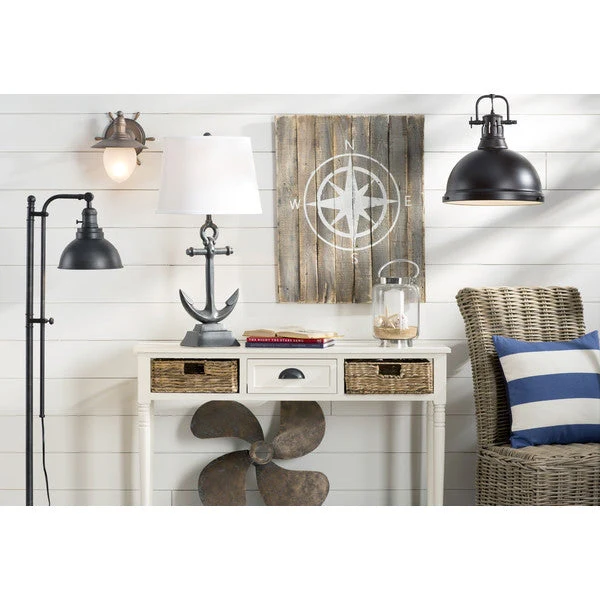 65-inch Tall Floor Lamp Task Light in Distressed Metal Finish - Image 3