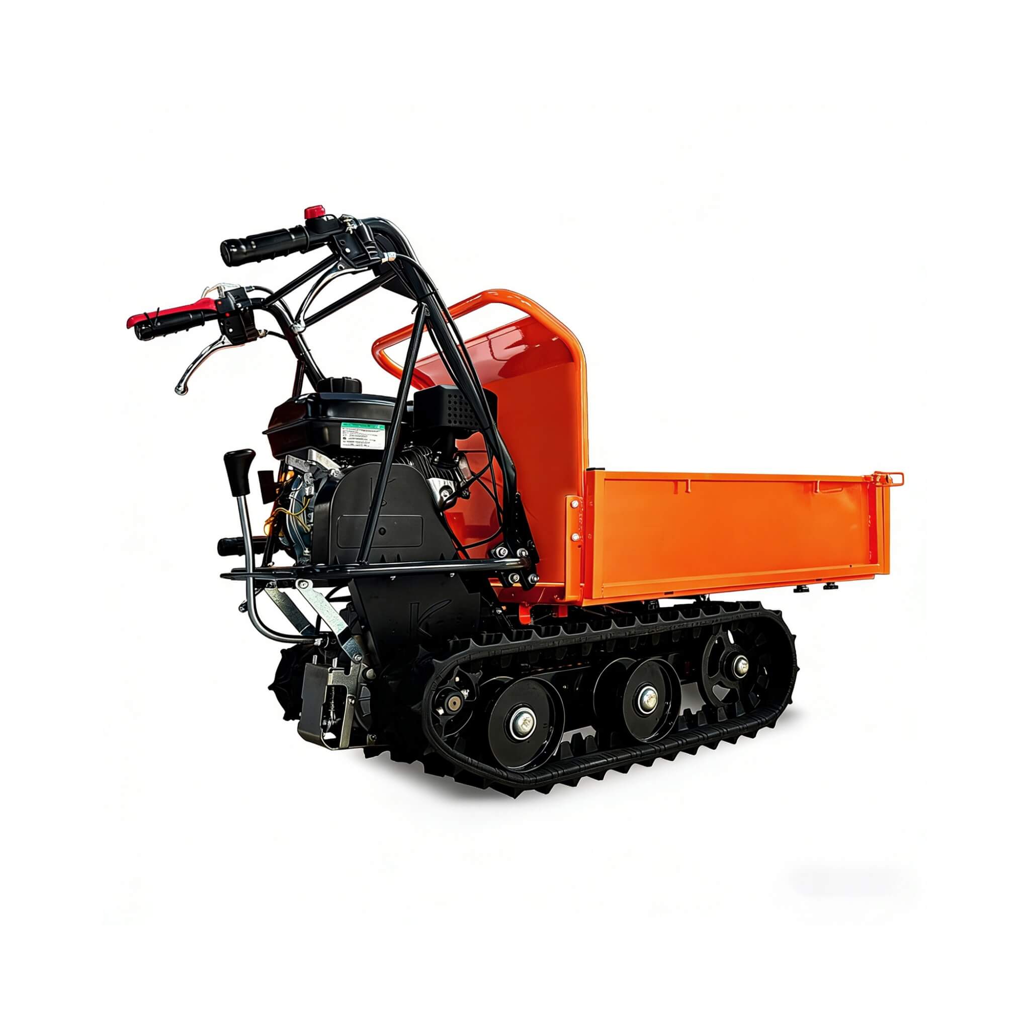 660LBS Heavy-Duty 6.5HP 208CC Gas-Powered Track Barrow (SAK49713) - Image 11