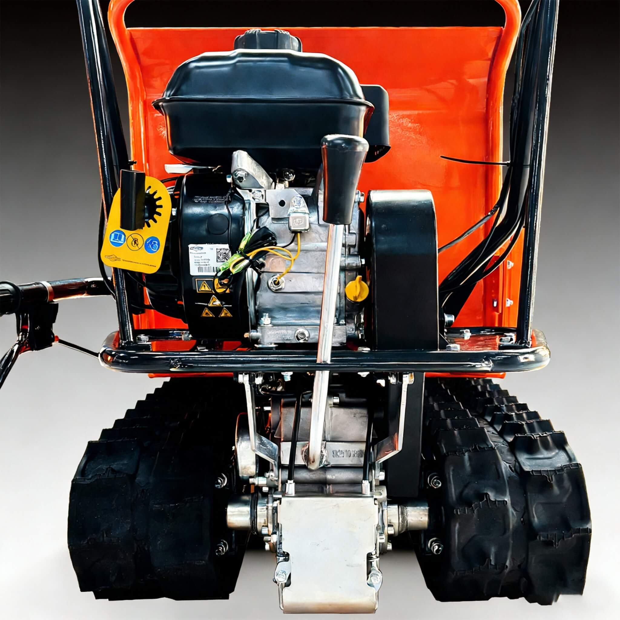 660LBS Heavy-Duty 6.5HP 208CC Gas-Powered Track Barrow (SAK49713) - Image 5