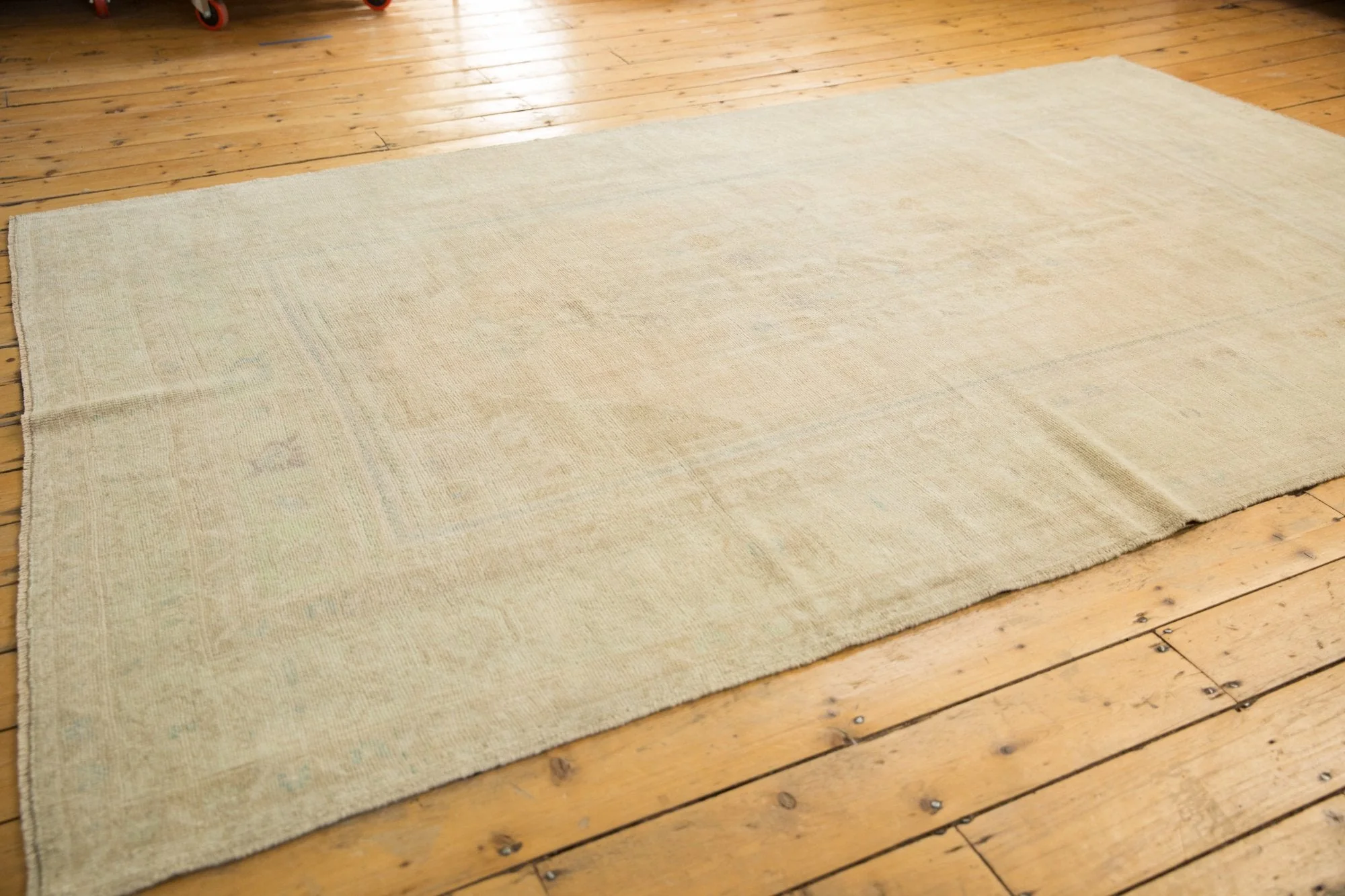6x10 Vintage Distressed Oushak Carpet - Image 11