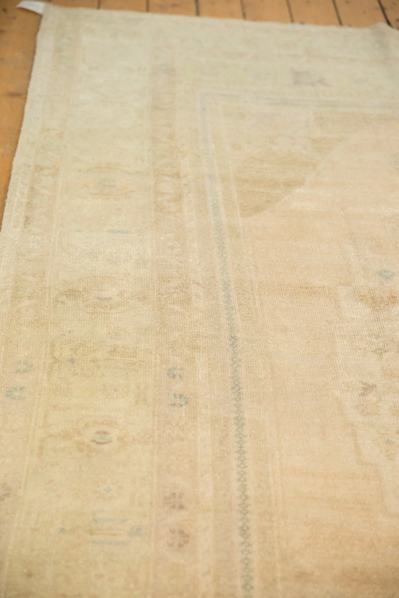 6x10 Vintage Distressed Oushak Carpet - Image 8