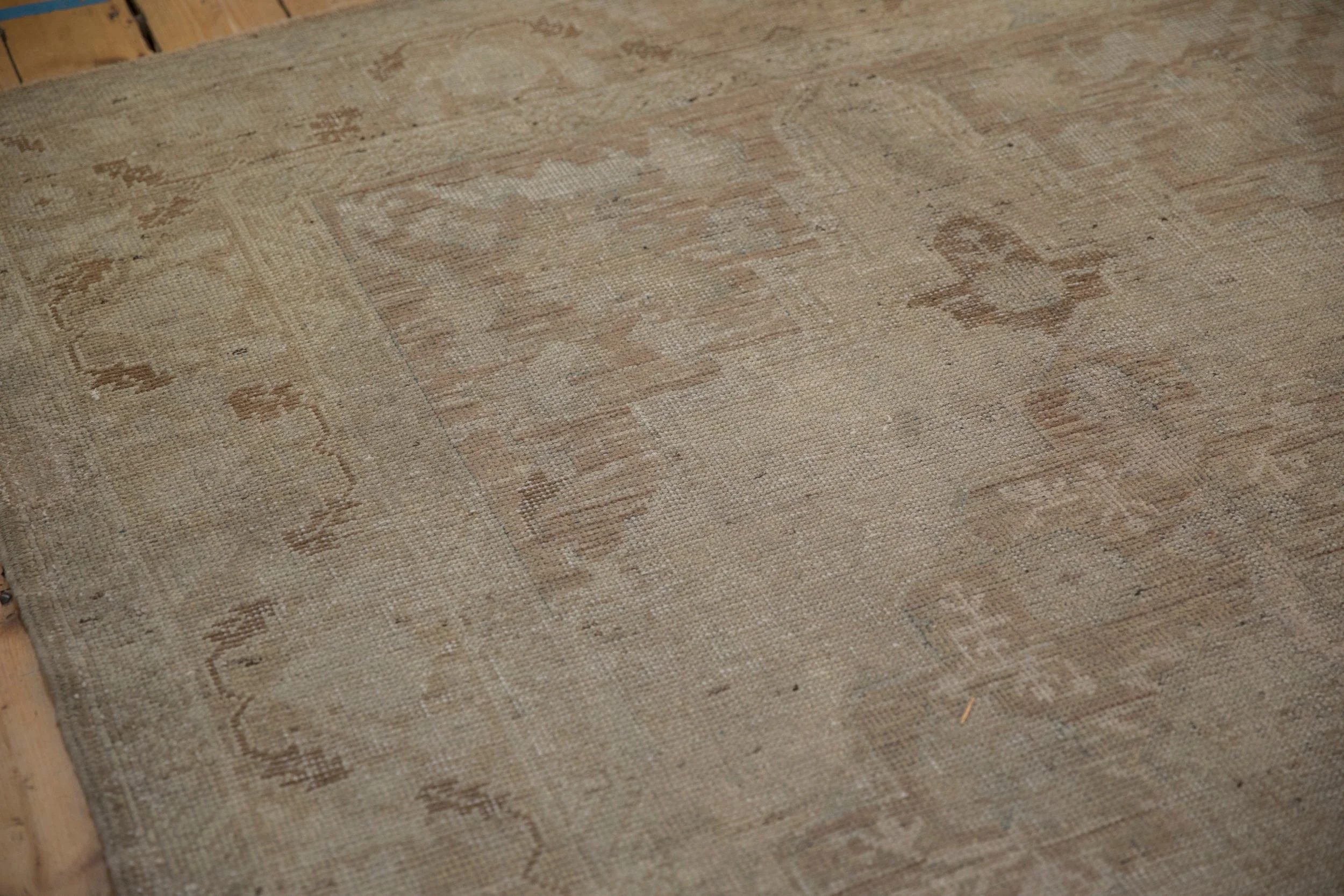 6x10 Vintage Distressed Oushak Carpet - Image 6