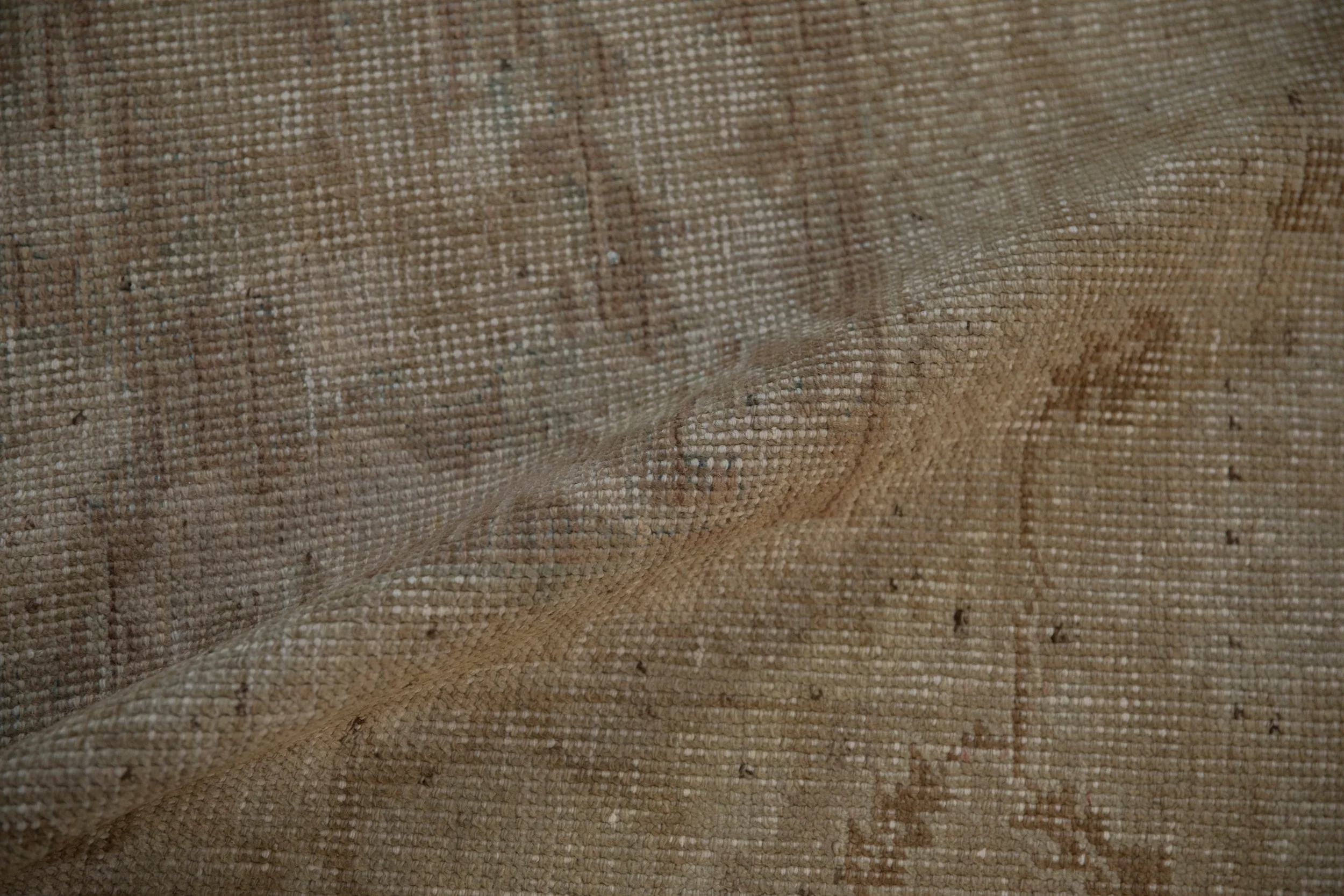 6x10 Vintage Distressed Oushak Carpet - Image 8