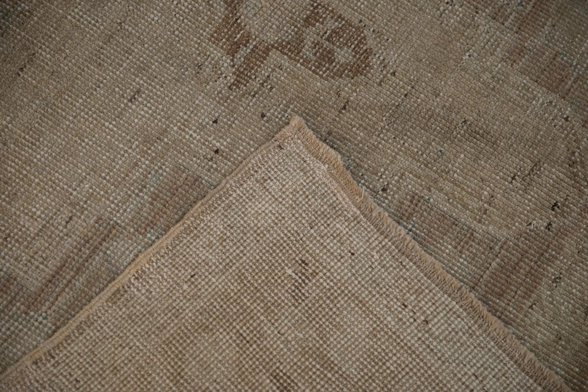 6x10 Vintage Distressed Oushak Carpet - Image 9