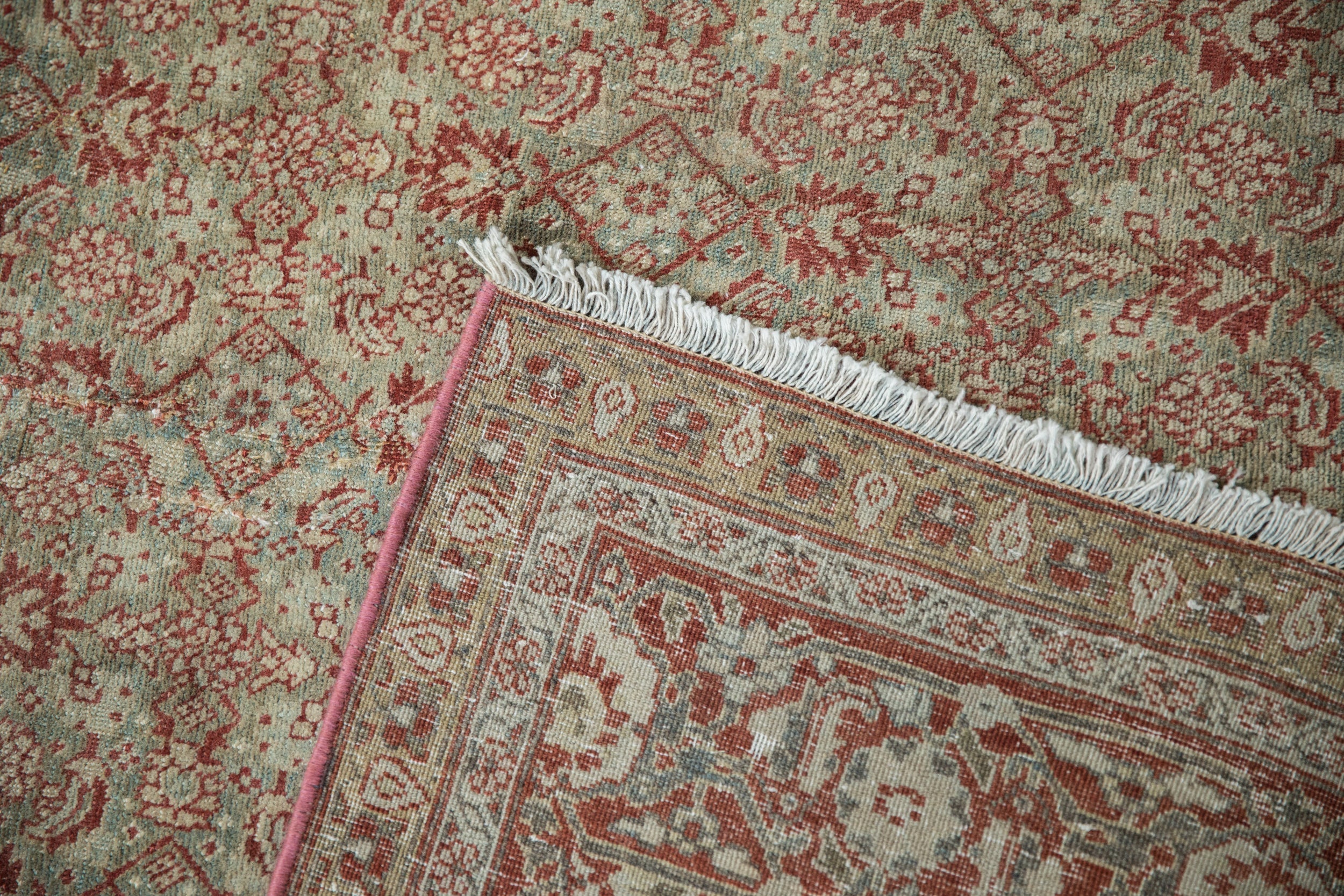 6x10 Vintage Distressed Tabriz Carpet - Image 11