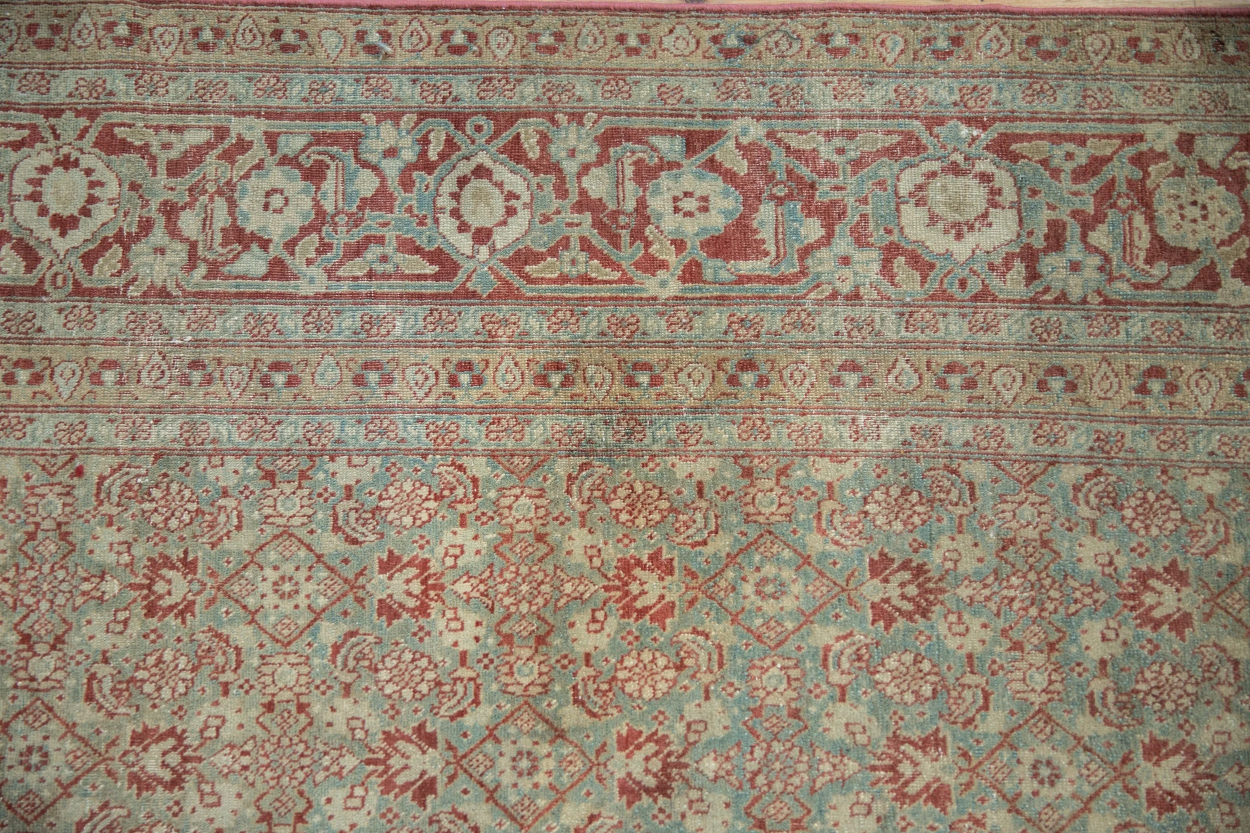 6x10 Vintage Distressed Tabriz Carpet - Image 4
