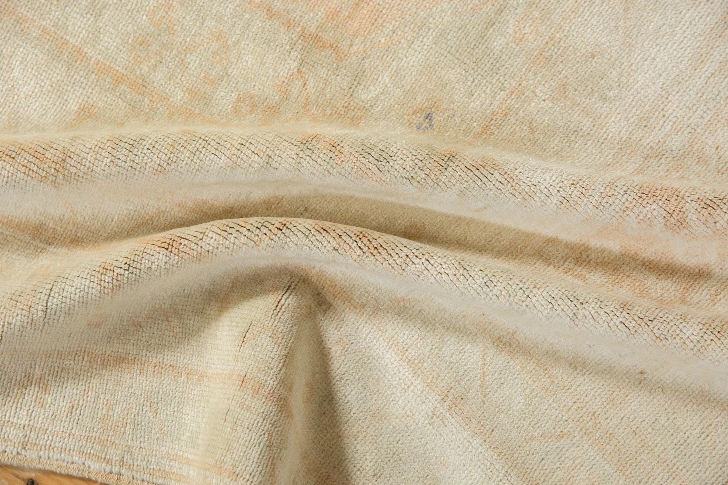 6x11.5 Vintage Distressed Oushak Carpet - Image 12