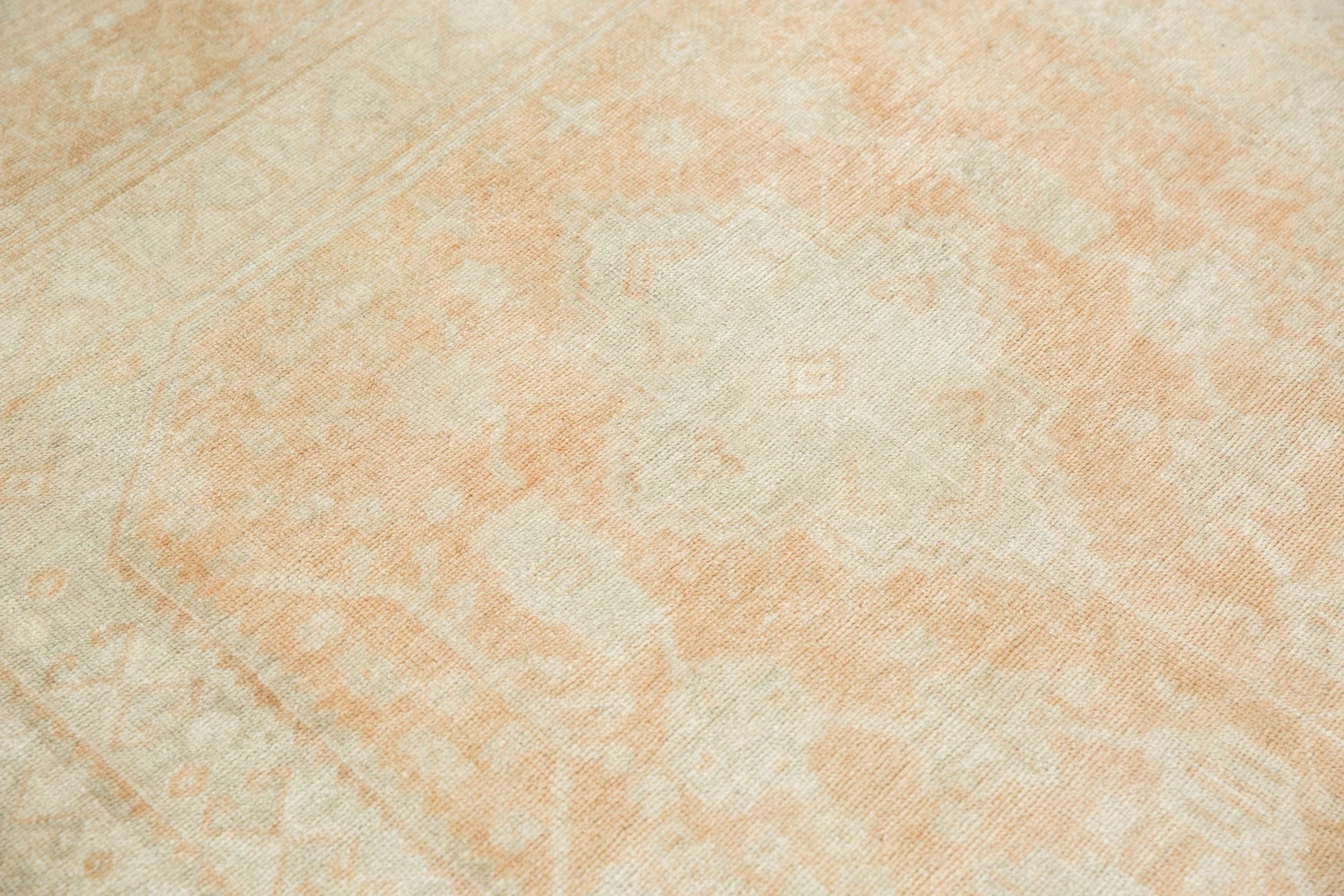 6x11.5 Vintage Distressed Oushak Carpet - Image 14