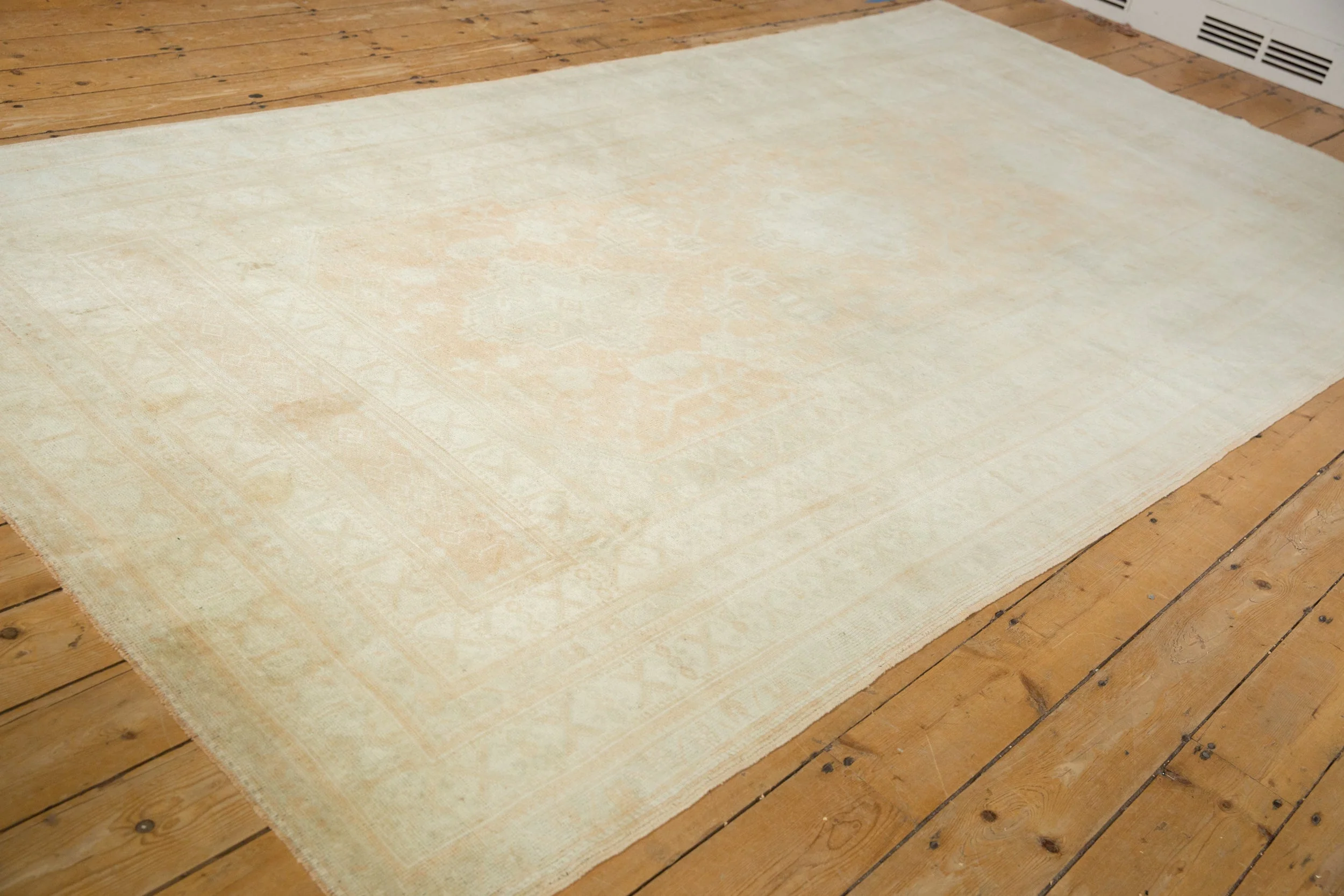 6x11.5 Vintage Distressed Oushak Carpet - Image 5