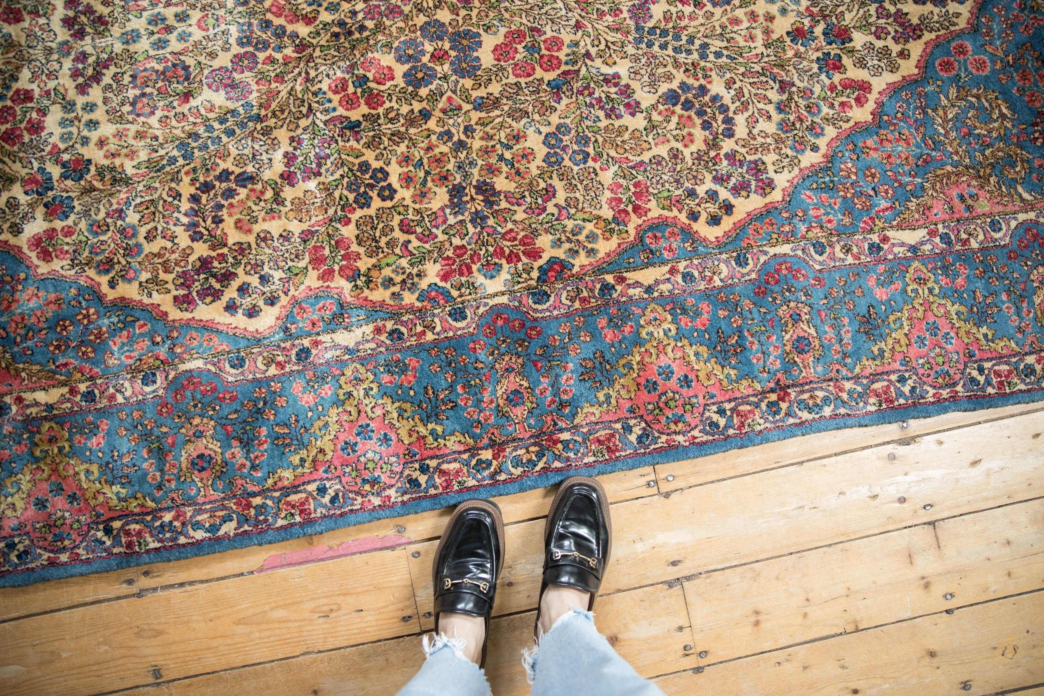 6x12.5 Vintage Fine Kerman Rug Runner - Image 2
