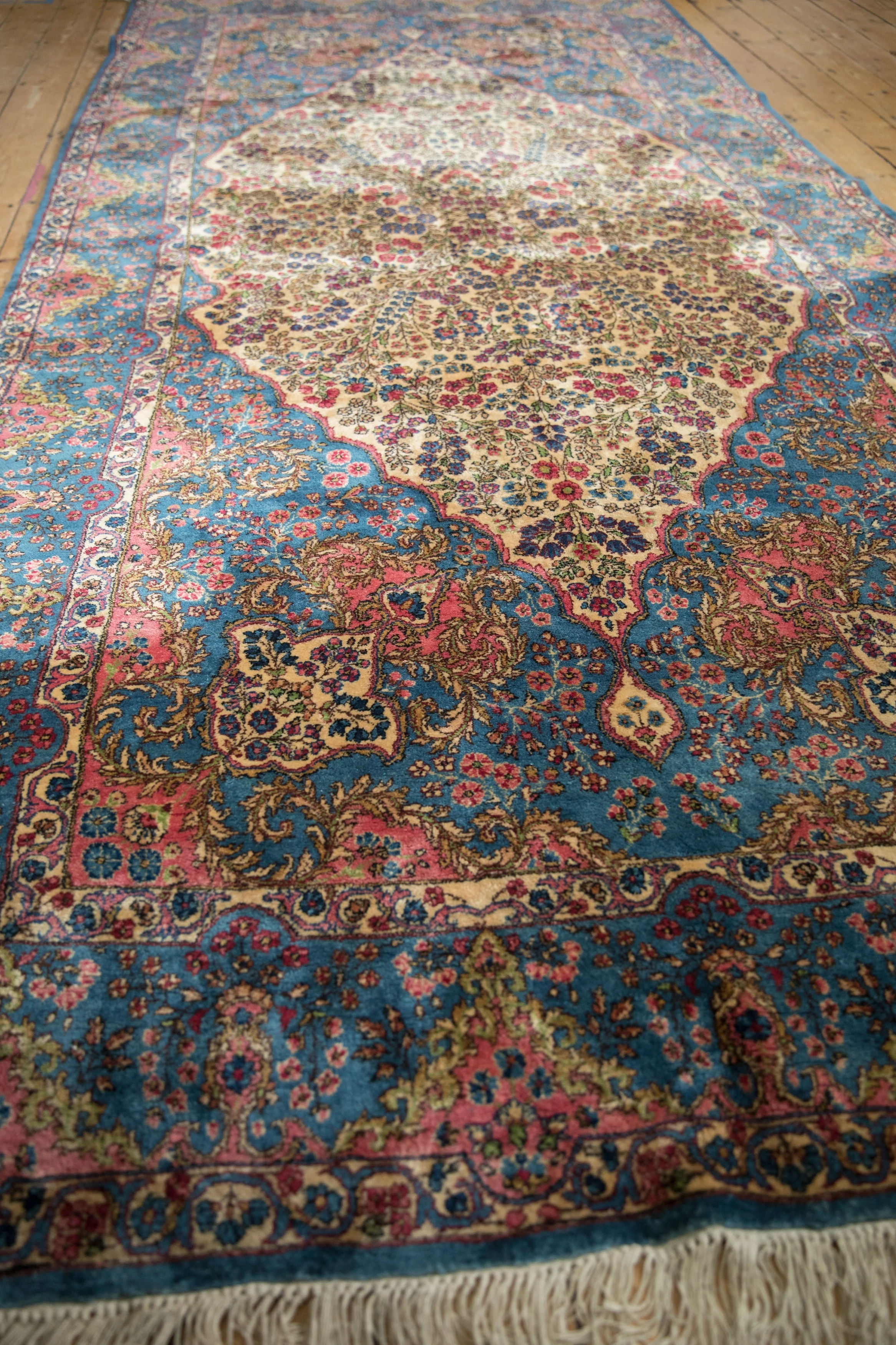 6x12.5 Vintage Fine Kerman Rug Runner - Image 4