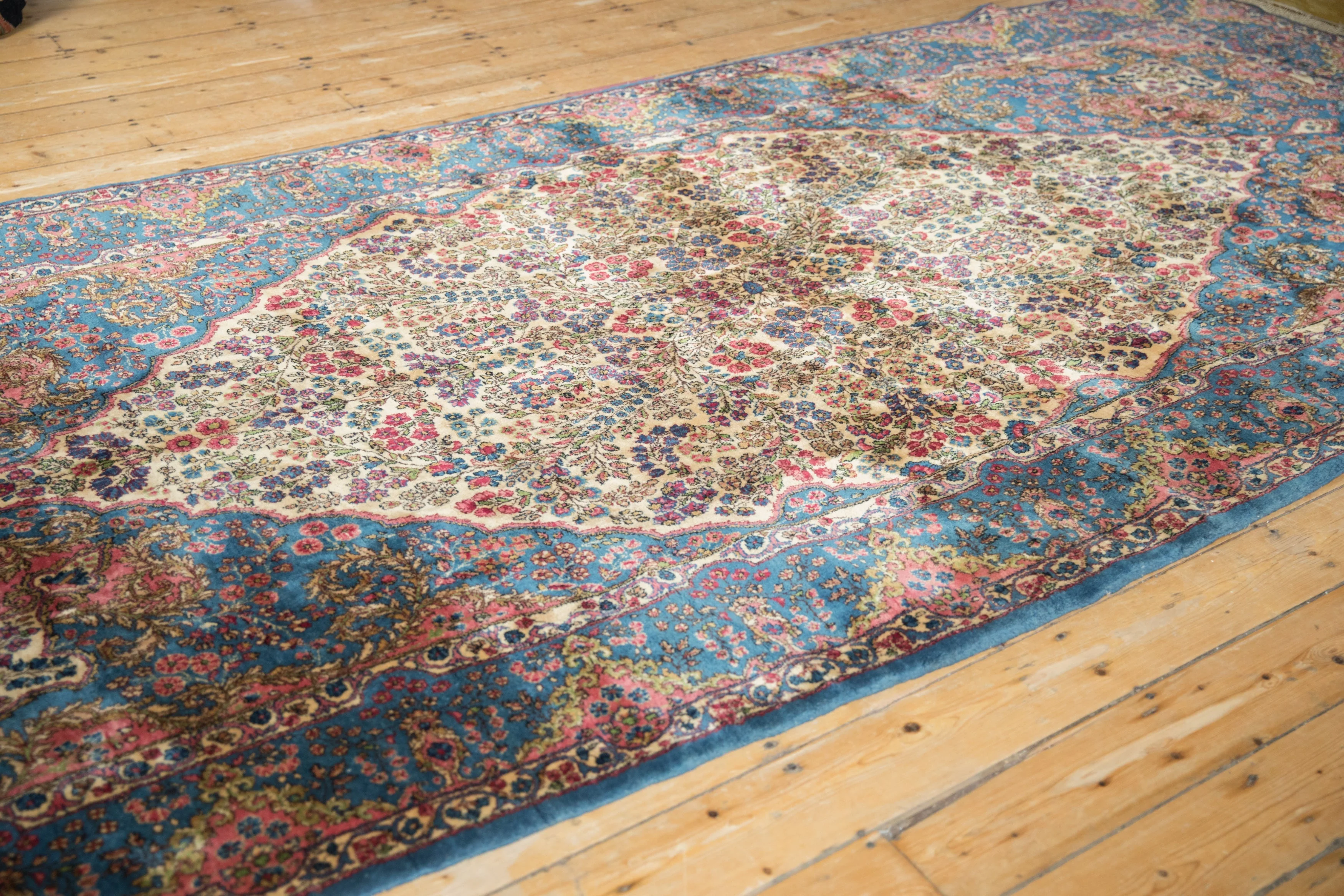 6x12.5 Vintage Fine Kerman Rug Runner - Image 6