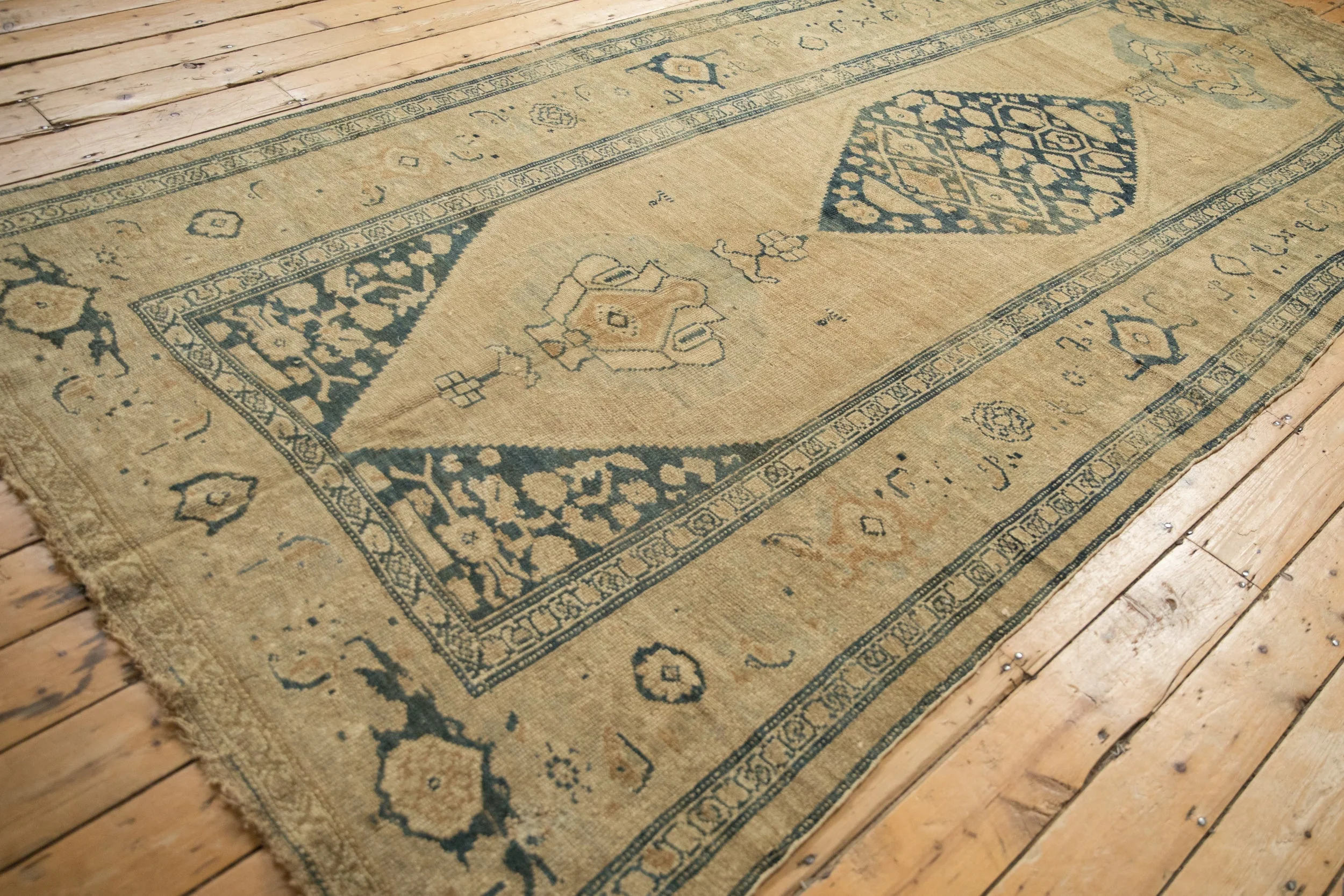 6x12 Antique Distressed Kurdish Rug Runner - Image 13