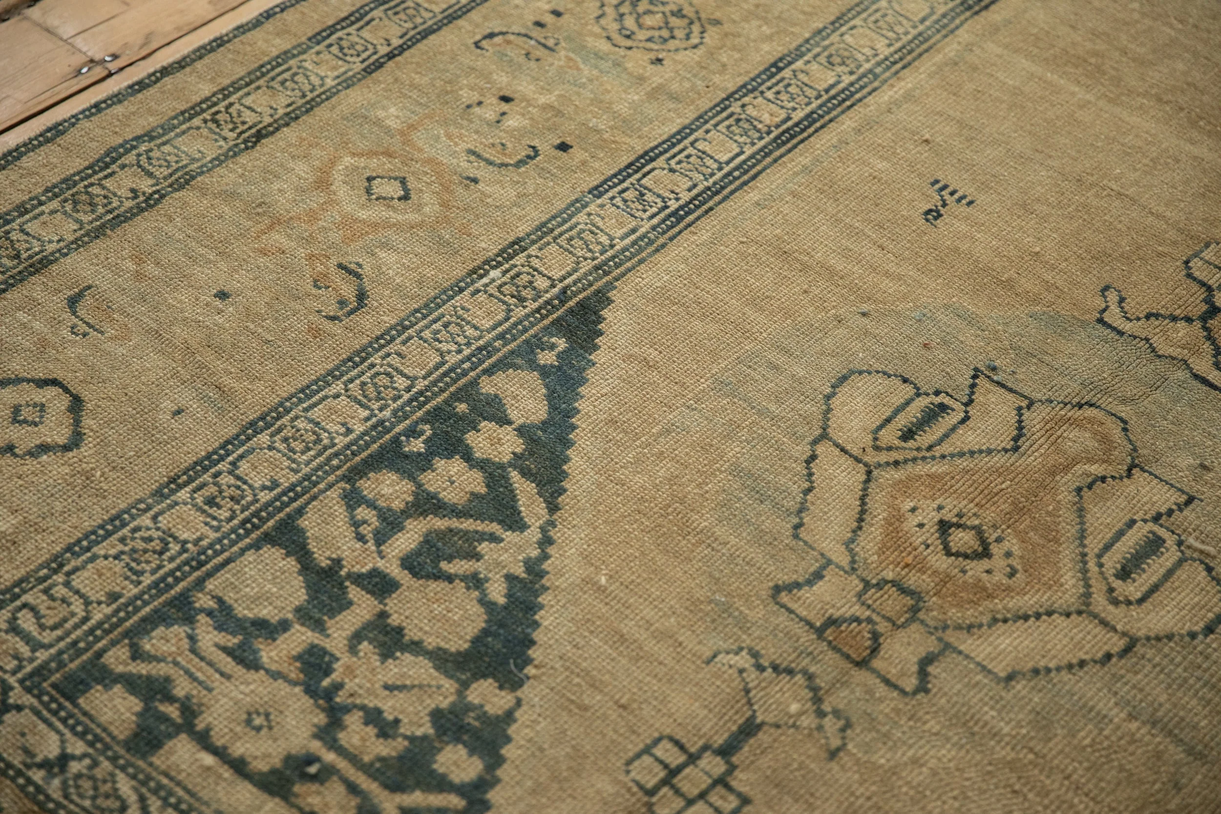 6x12 Antique Distressed Kurdish Rug Runner - Image 14