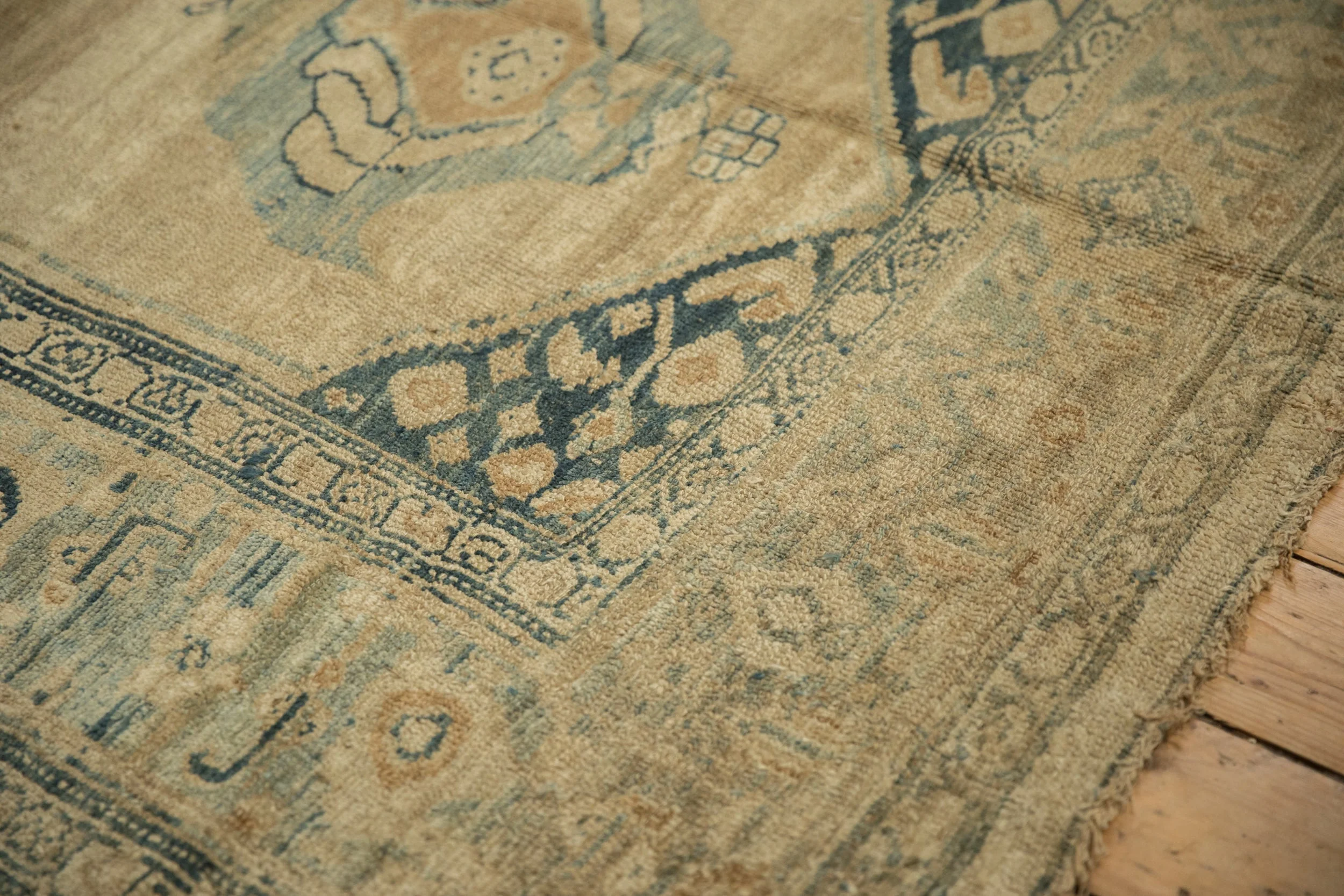 6x12 Antique Distressed Kurdish Rug Runner - Image 5