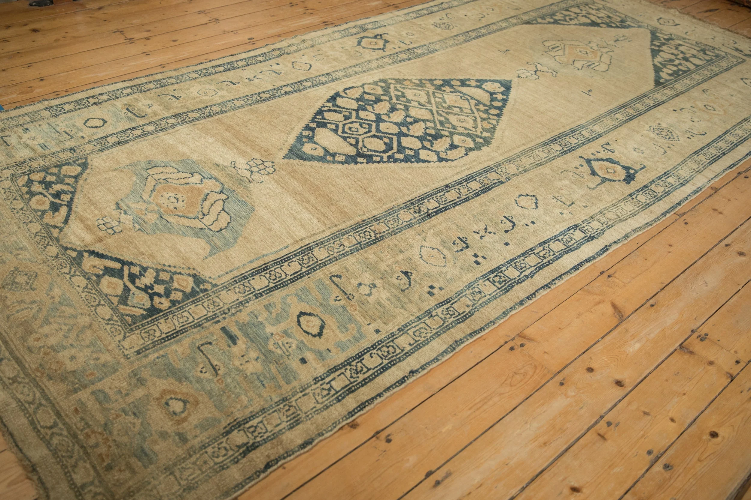6x12 Antique Distressed Kurdish Rug Runner - Image 7