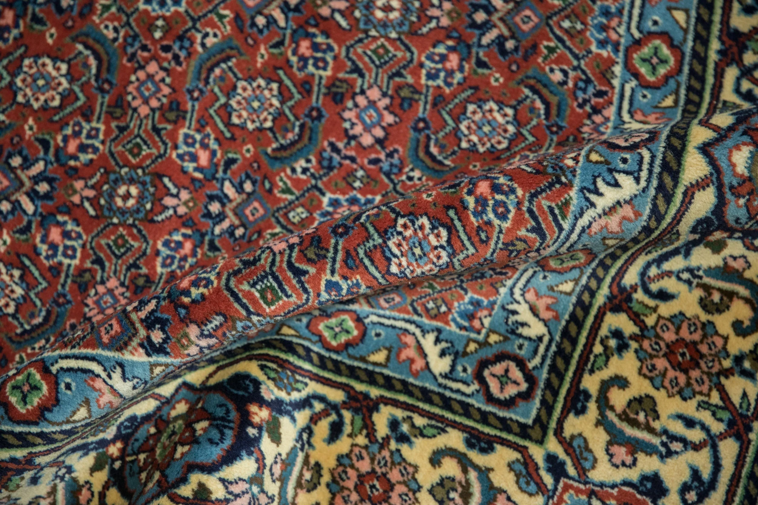 6x12 Vintage Bulgarian Tabriz Design Rug Runner - Image 11