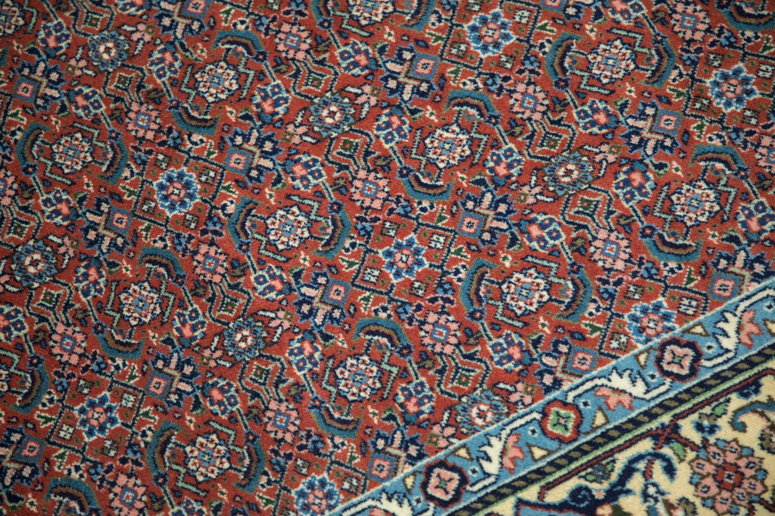 6x12 Vintage Bulgarian Tabriz Design Rug Runner - Image 4