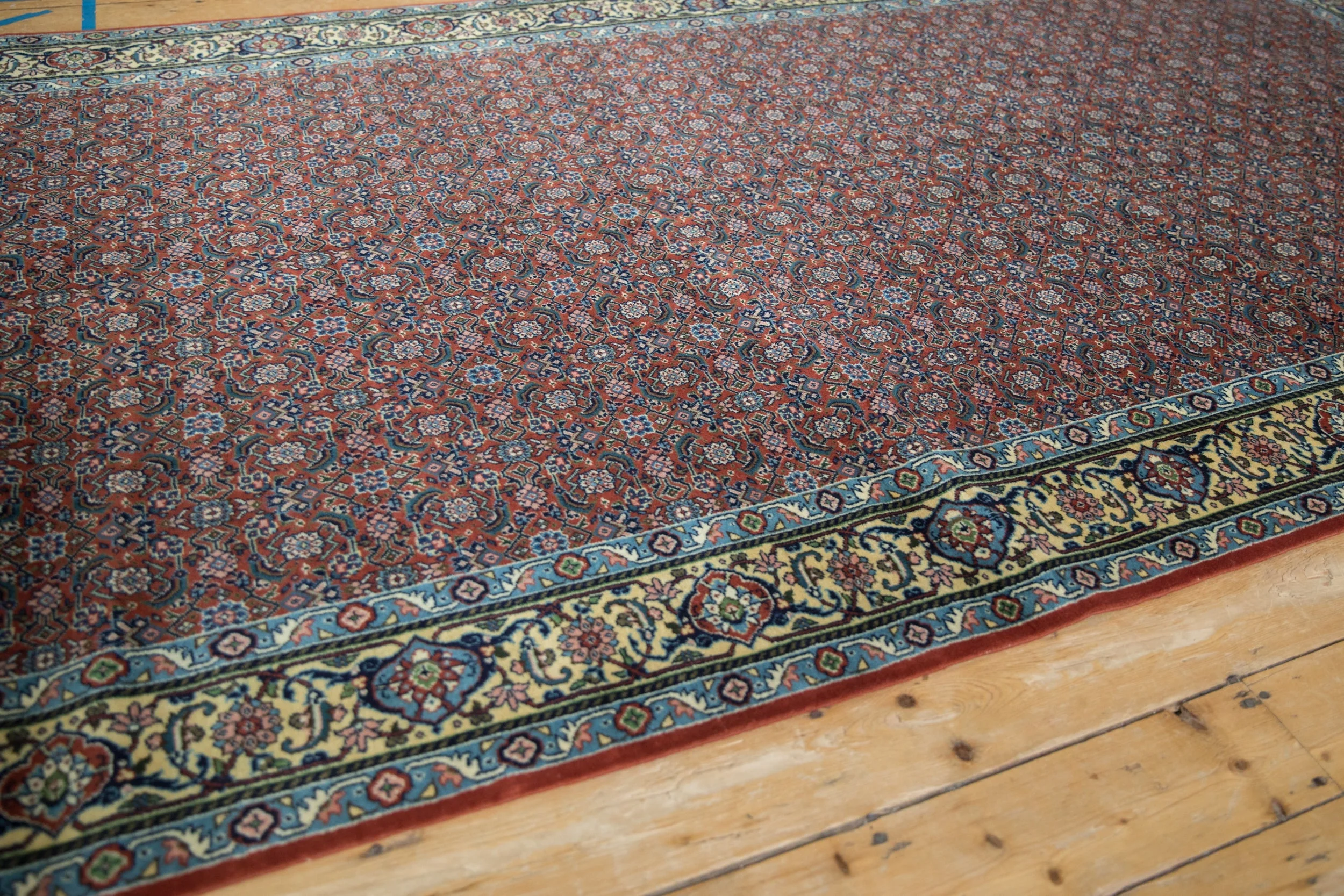 6x12 Vintage Bulgarian Tabriz Design Rug Runner - Image 7