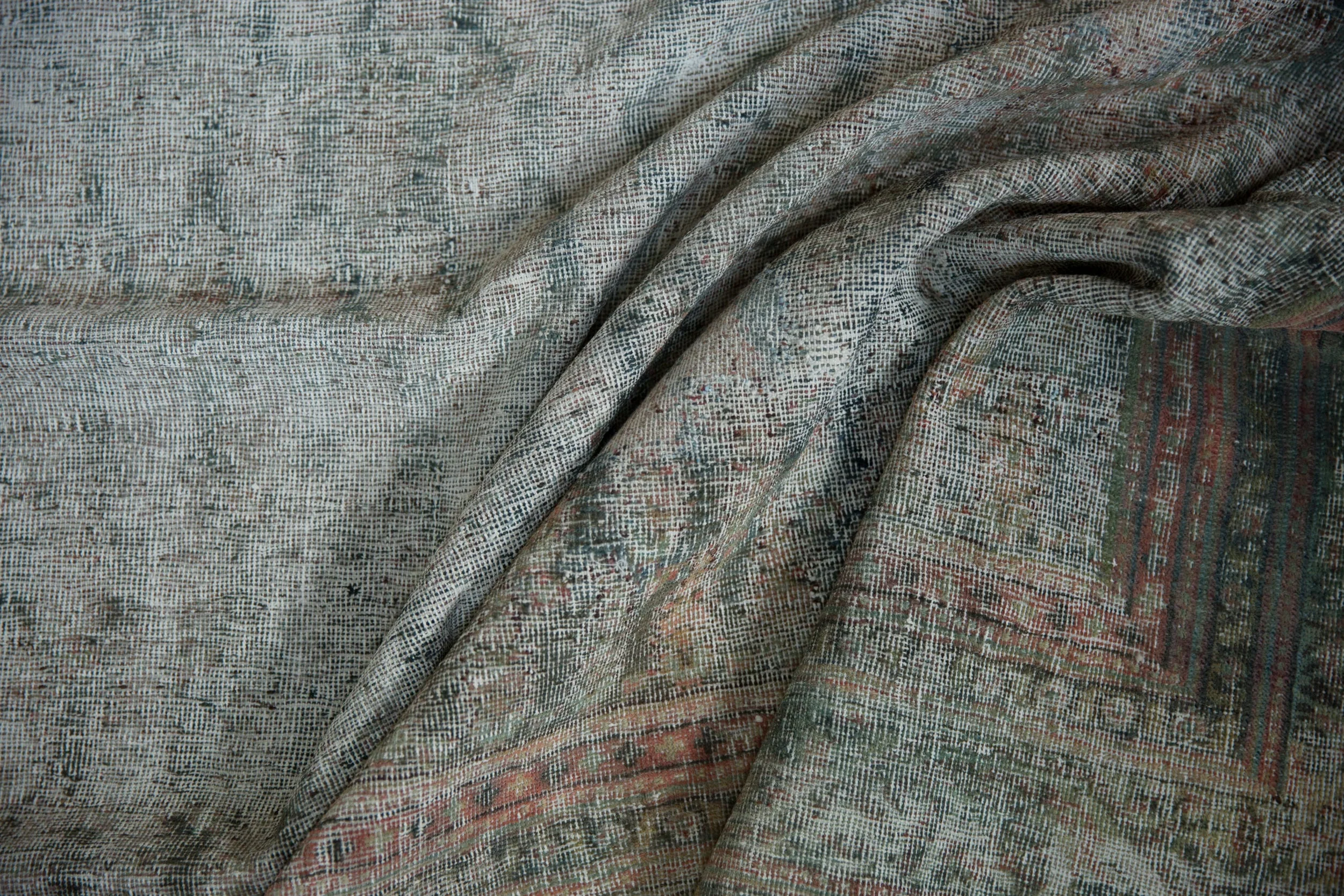 6x13 Vintage Distressed Malayer Carpet - Image 12