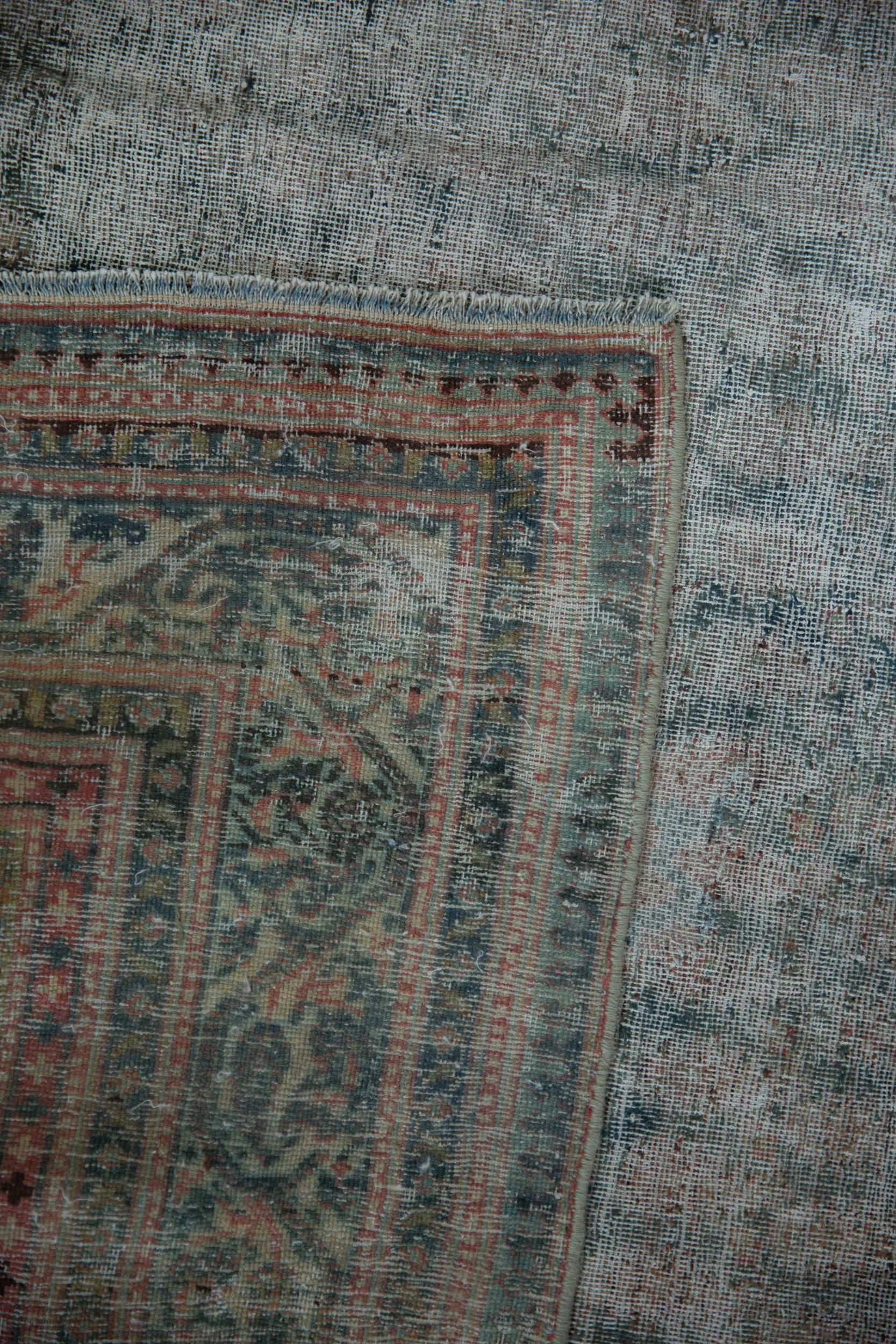 6x13 Vintage Distressed Malayer Carpet - Image 13