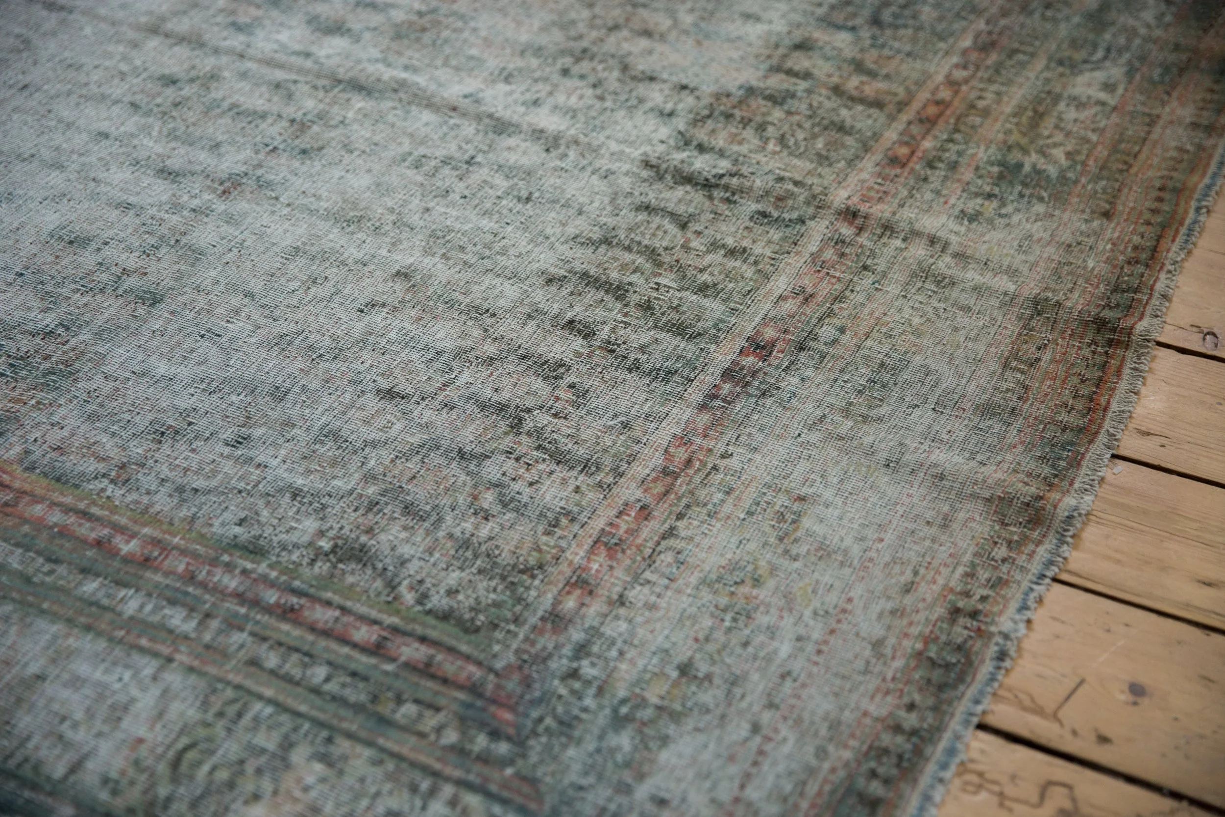 6x13 Vintage Distressed Malayer Carpet - Image 4